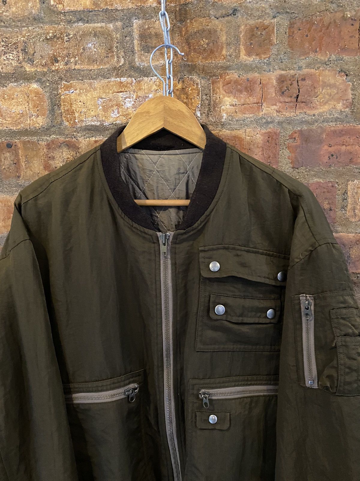 Japanese Brand 90s Lapage Japan Padded Multipocket bomber jacket Size US L / EU 52-54 / 3 - 3 Thumbnail
