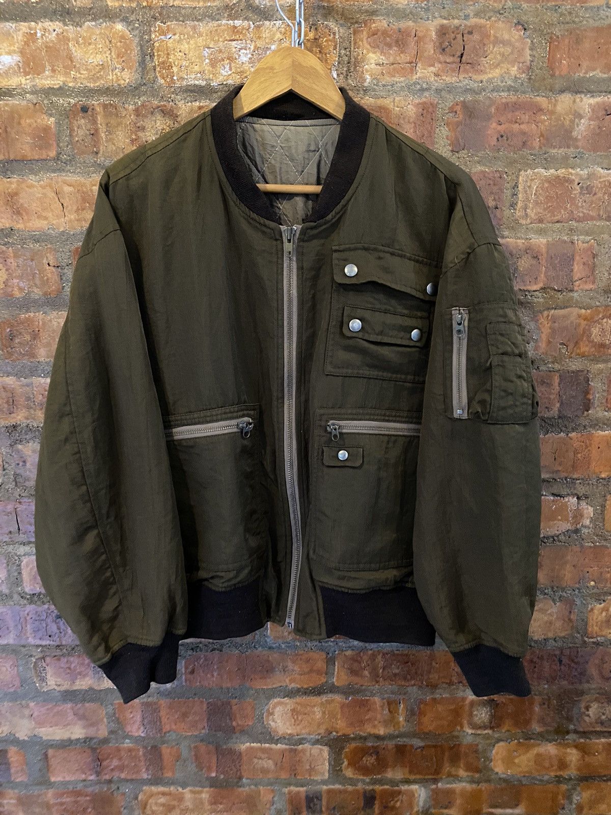 Japanese Brand 90s Lapage Japan Padded Multipocket bomber jacket Size US L / EU 52-54 / 3 - 2 Thumbnail
