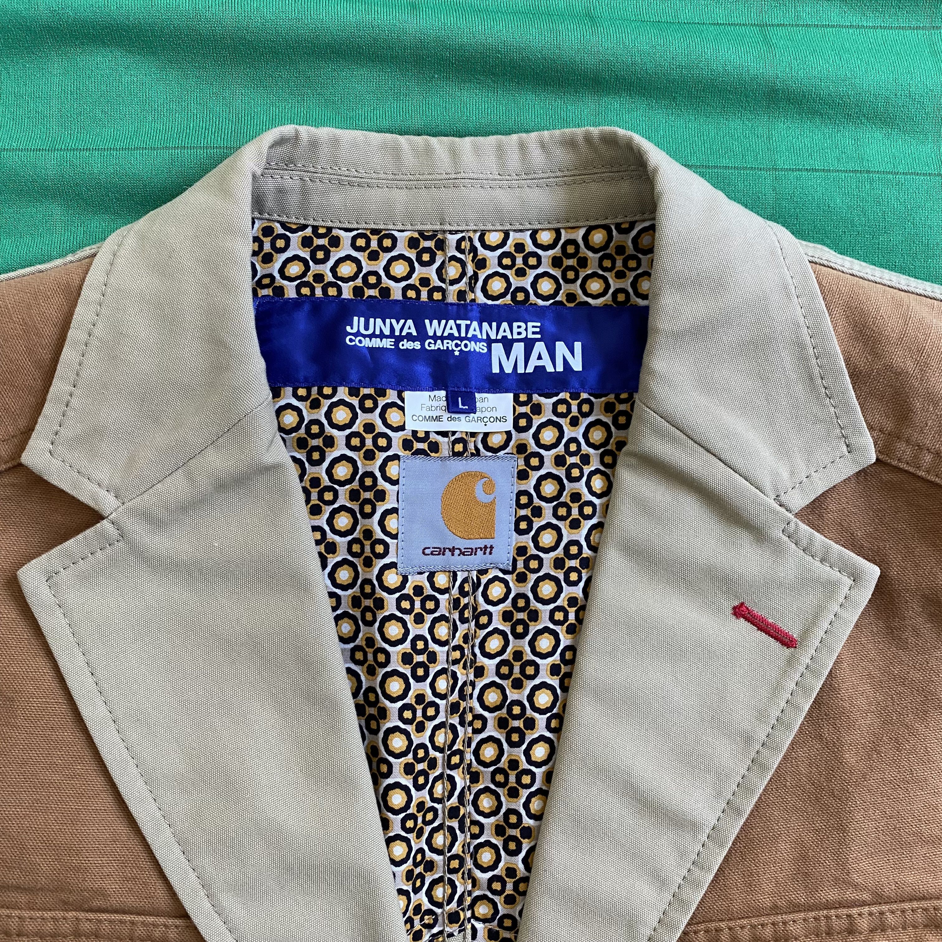 Carhartt × Comme des Garcons × Junya Watanabe Carhartt x Junya Watanabe MAN Comme des Garcons SS20 Blazer Size US L / EU 52-54 / 3 - 3 Thumbnail