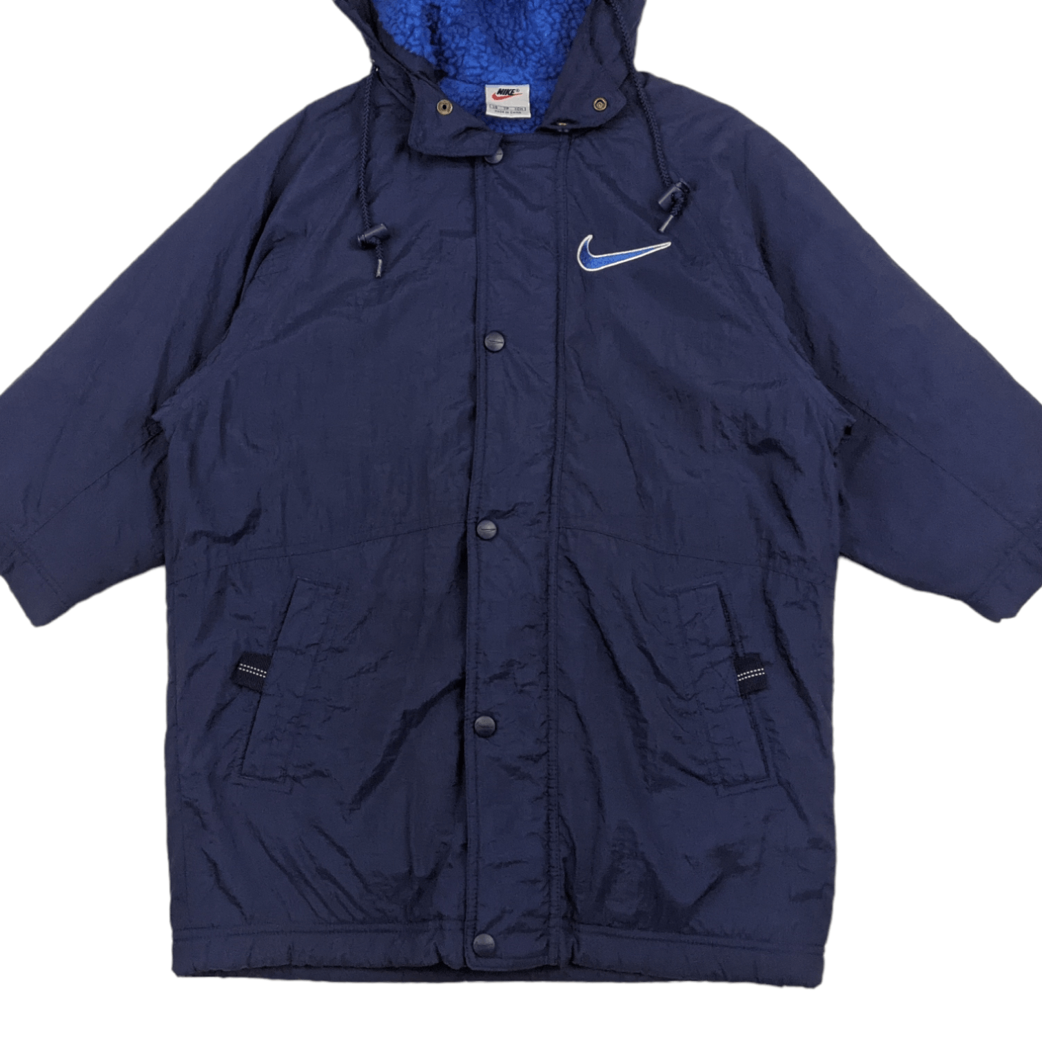 Nike Vintage 90's NIKE Big Swoosh Logo Windbreaker WInter Jacket Size US XS / EU 42 / 0 - 3 Thumbnail