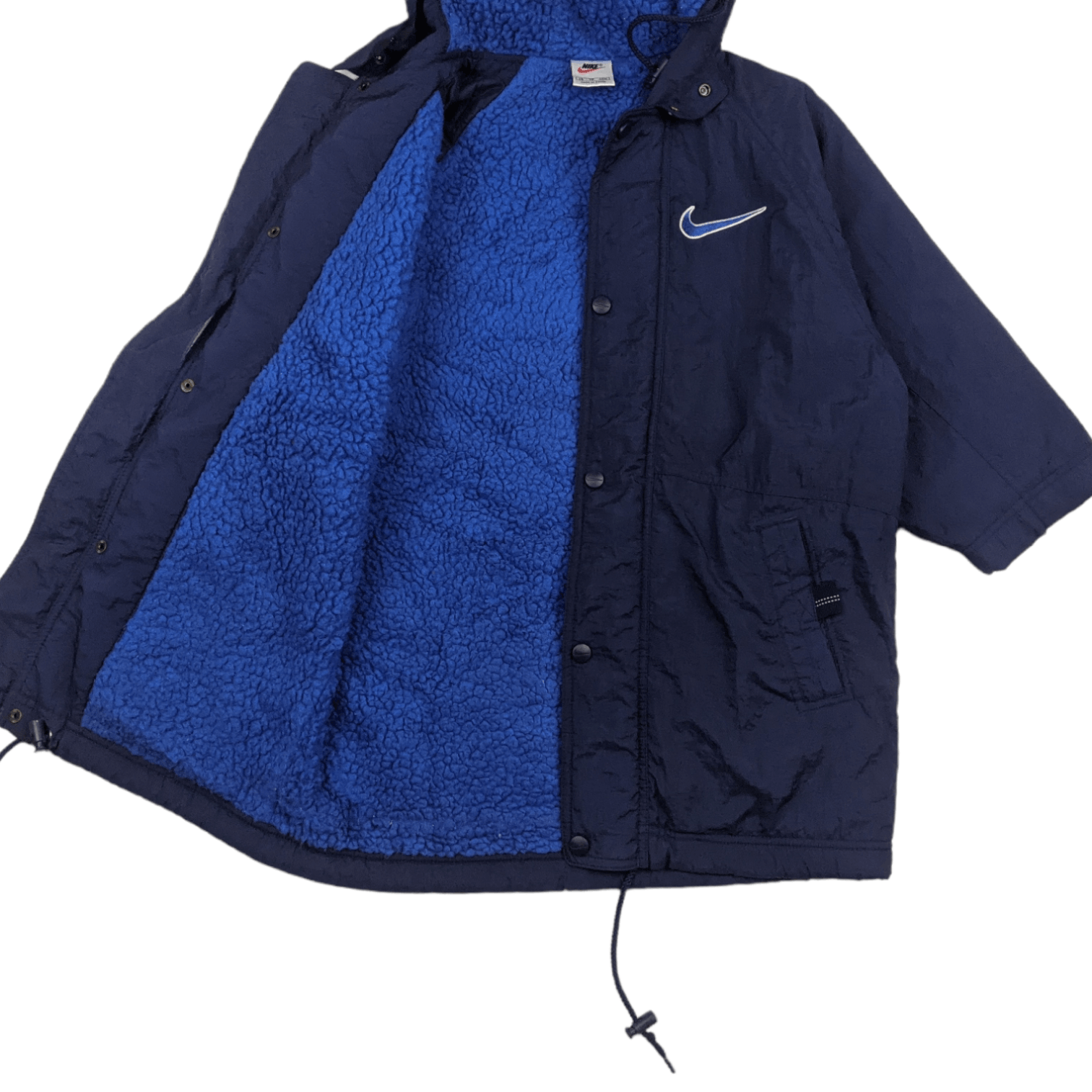 Nike Vintage 90's NIKE Big Swoosh Logo Windbreaker WInter Jacket Size US XS / EU 42 / 0 - 2 Thumbnail