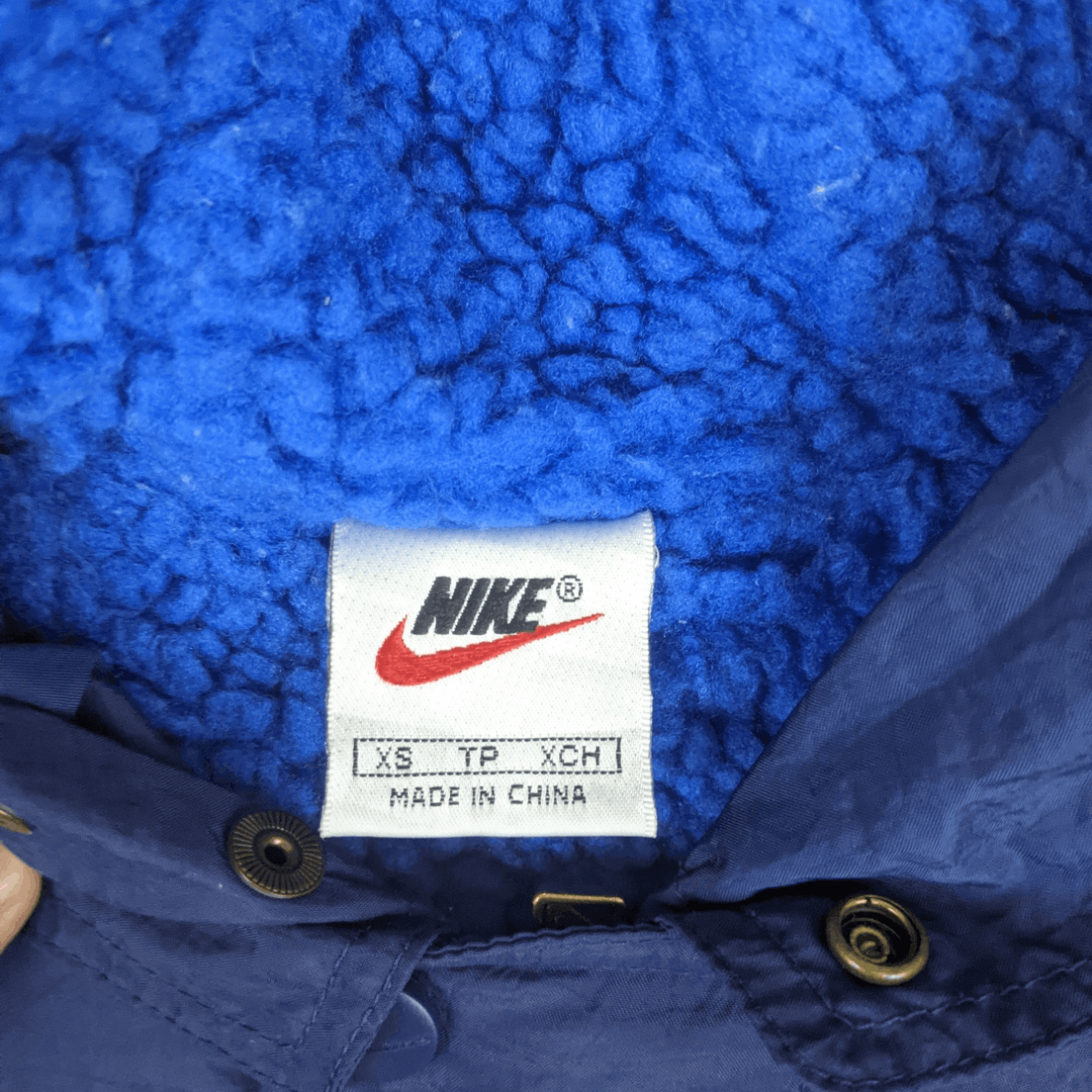 Nike Vintage 90's NIKE Big Swoosh Logo Windbreaker WInter Jacket Size US XS / EU 42 / 0 - 10 Thumbnail