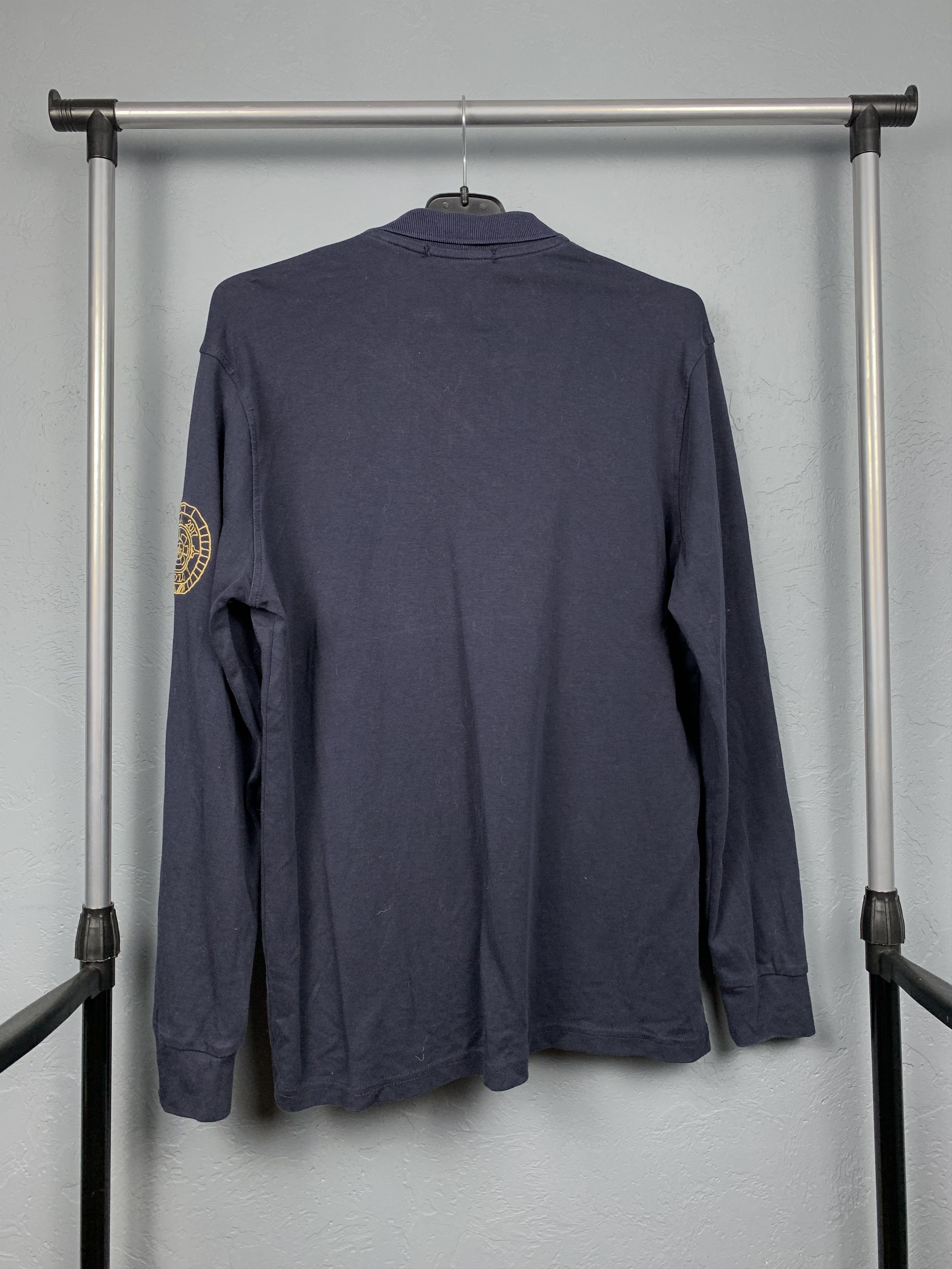 Porsche Design × Vintage Porsche Design Vintage Mens Long Sleeve Polo Shirt Tee Size US M / EU 48-50 / 2 - 8 Thumbnail