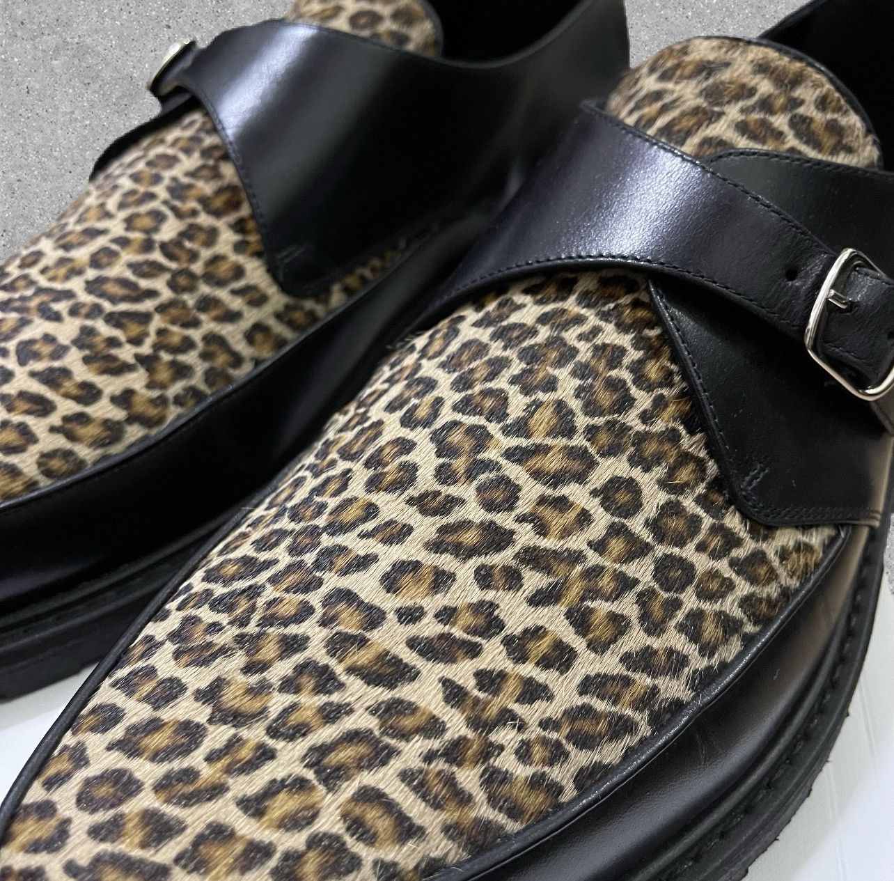 Celine × Hedi Slimane CELINE BY HEDI SLIMANE “FW19 CREEPERS WITH LEO PRINT HAIRY” Size US 9.5 / EU 42-43 - 2 Thumbnail