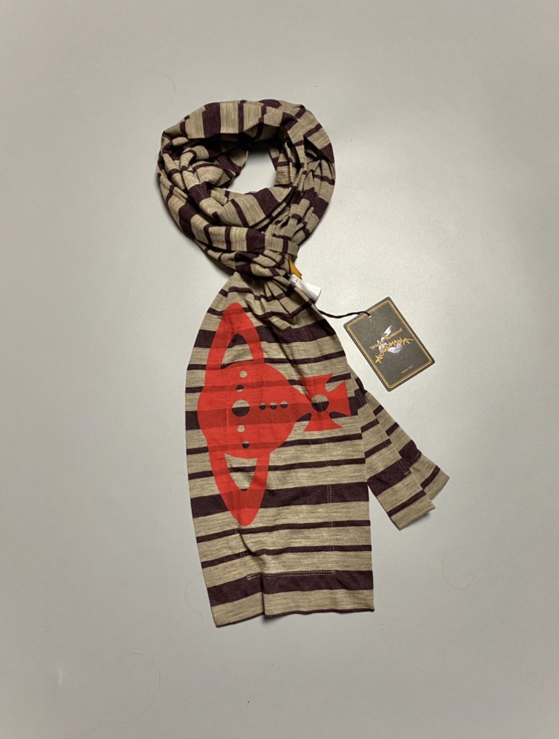 Vivienne Westwood Vivienne Westwood 🪐 wool scarf Anglomania Big Orb logo print Size ONE SIZE - 1 Thumbnail