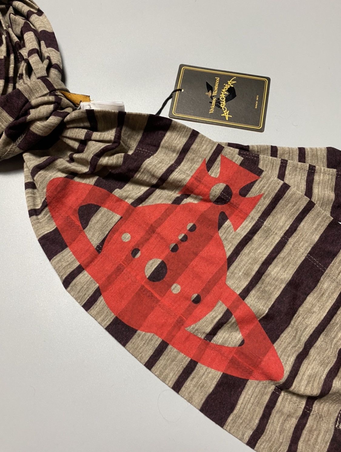 Vivienne Westwood Vivienne Westwood 🪐 wool scarf Anglomania Big Orb logo print Size ONE SIZE - 12 Thumbnail