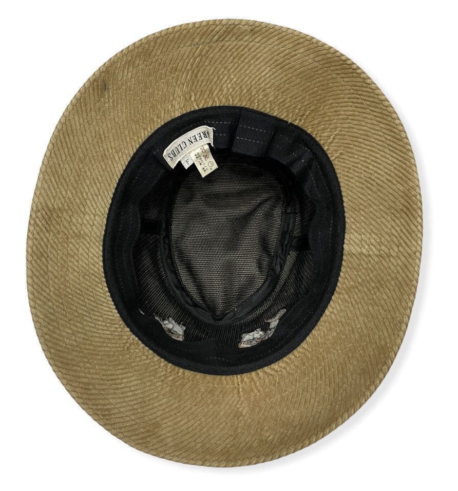 Japanese Brand DOPE🔥Vtg GREEN CLUB Embroidery TOM CAT Corduroy Bucket Hat Size ONE SIZE - 5 Thumbnail