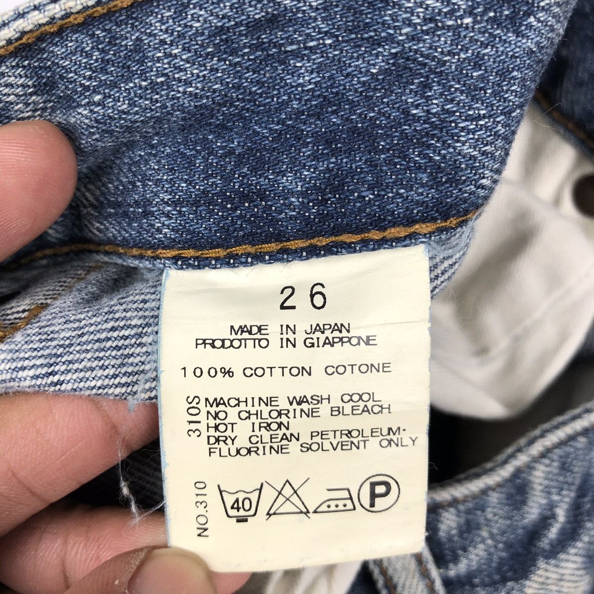Japanese Brand Vintage Stunning Lure selvedge Jeans nice design Size US 29 - 10 Thumbnail