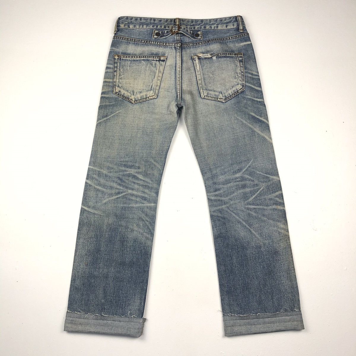 Japanese Brand Vintage Stunning Lure selvedge Jeans nice design Size US 29 - 2 Thumbnail