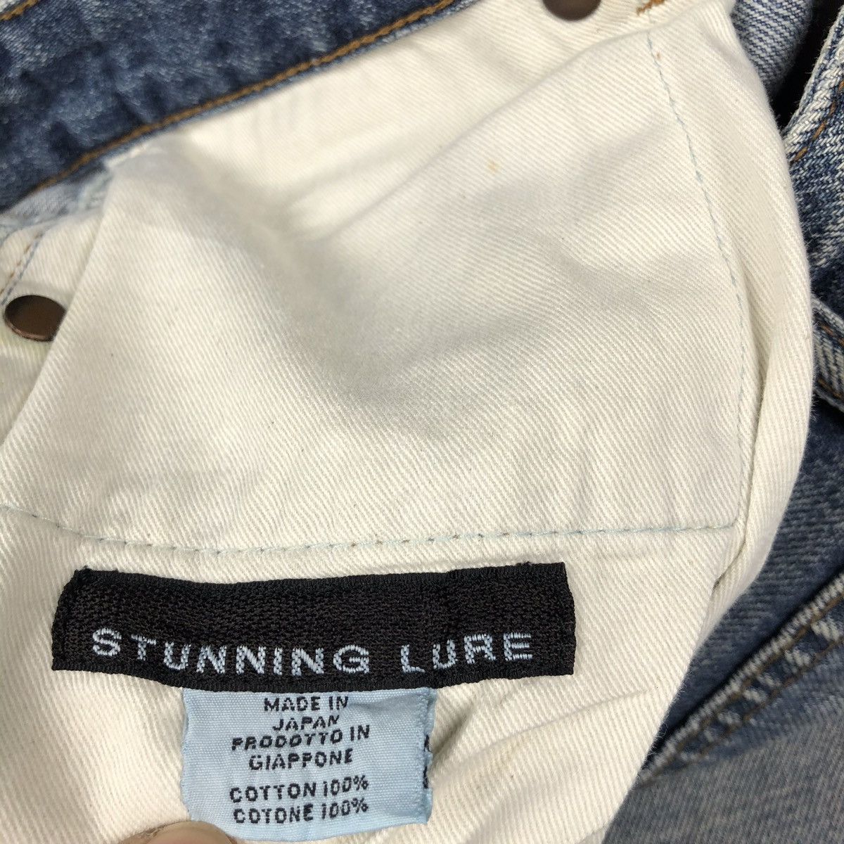 Japanese Brand Vintage Stunning Lure selvedge Jeans nice design Size US 29 - 8 Thumbnail