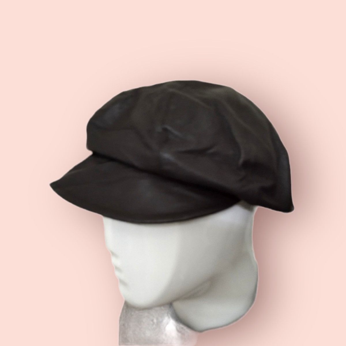 Japanese Brand × Leather VINTAGE ELITE CHAPEAU LEATHER NEWSBOYS HAT Size ONE SIZE - 6 Thumbnail