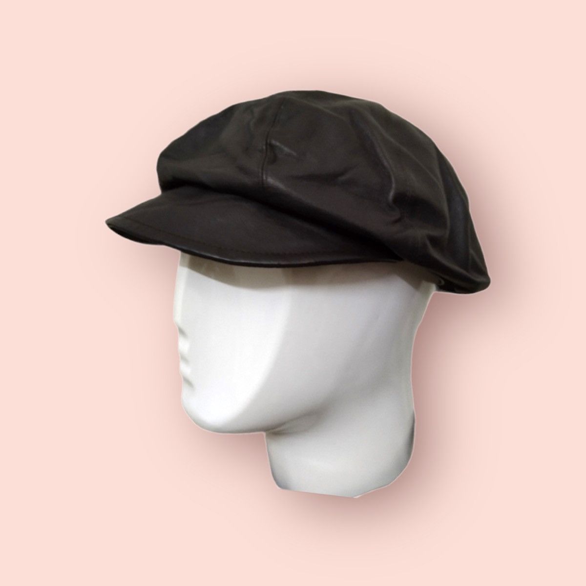 Japanese Brand × Leather VINTAGE ELITE CHAPEAU LEATHER NEWSBOYS HAT Size ONE SIZE - 3 Thumbnail