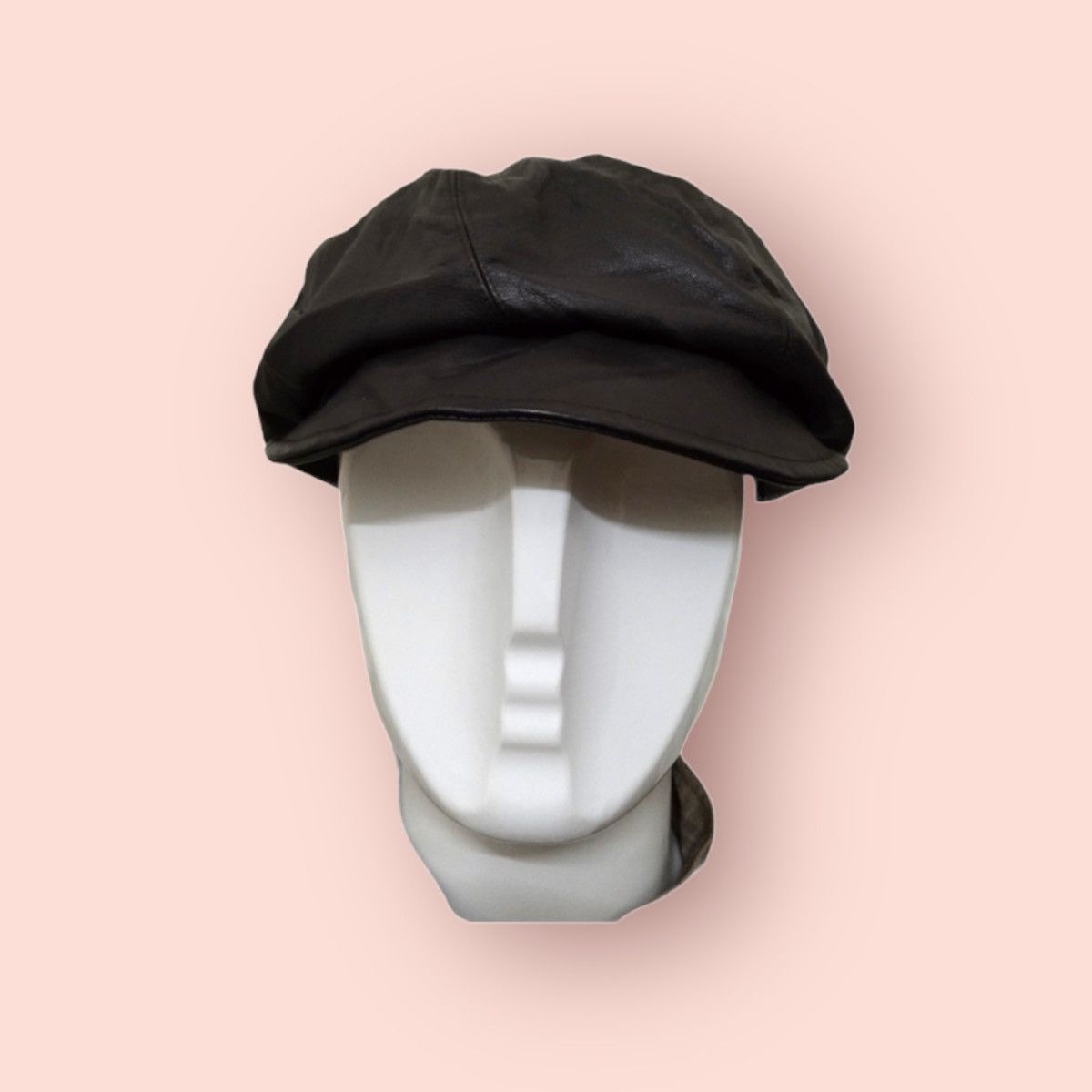 Japanese Brand × Leather VINTAGE ELITE CHAPEAU LEATHER NEWSBOYS HAT Size ONE SIZE - 4 Thumbnail