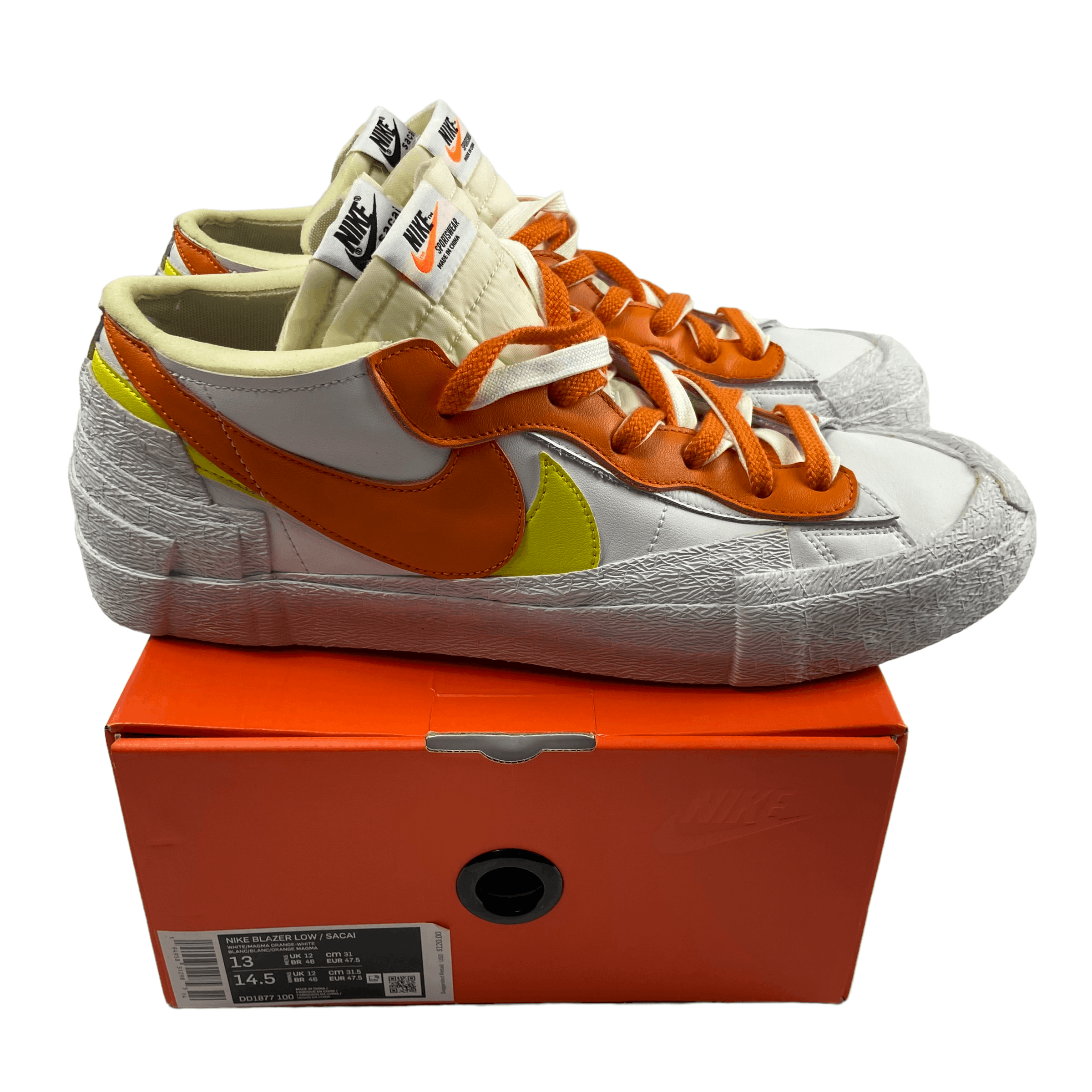 Nike × Sacai Worn once - Nike x Sacai Blazer low Size US 13 / EU 46 - 2 Thumbnail