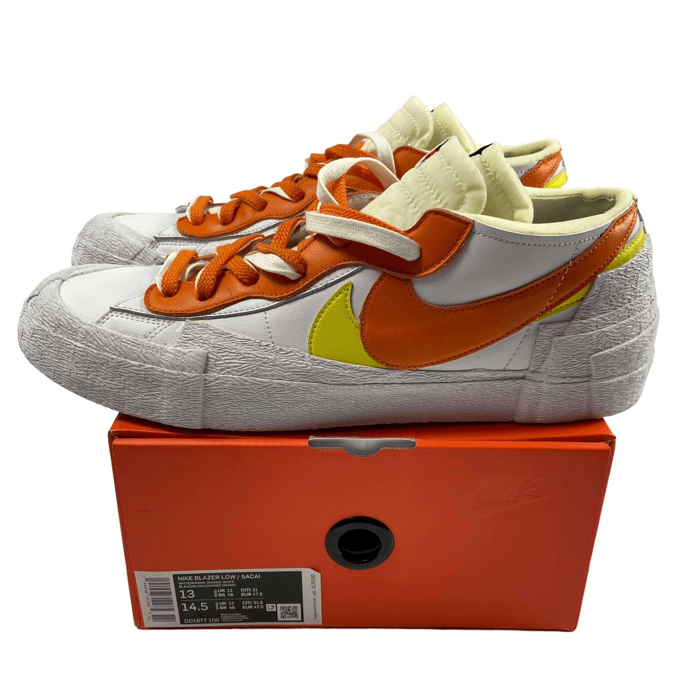 Nike × Sacai Worn once - Nike x Sacai Blazer low Size US 13 / EU 46 - 1 Thumbnail