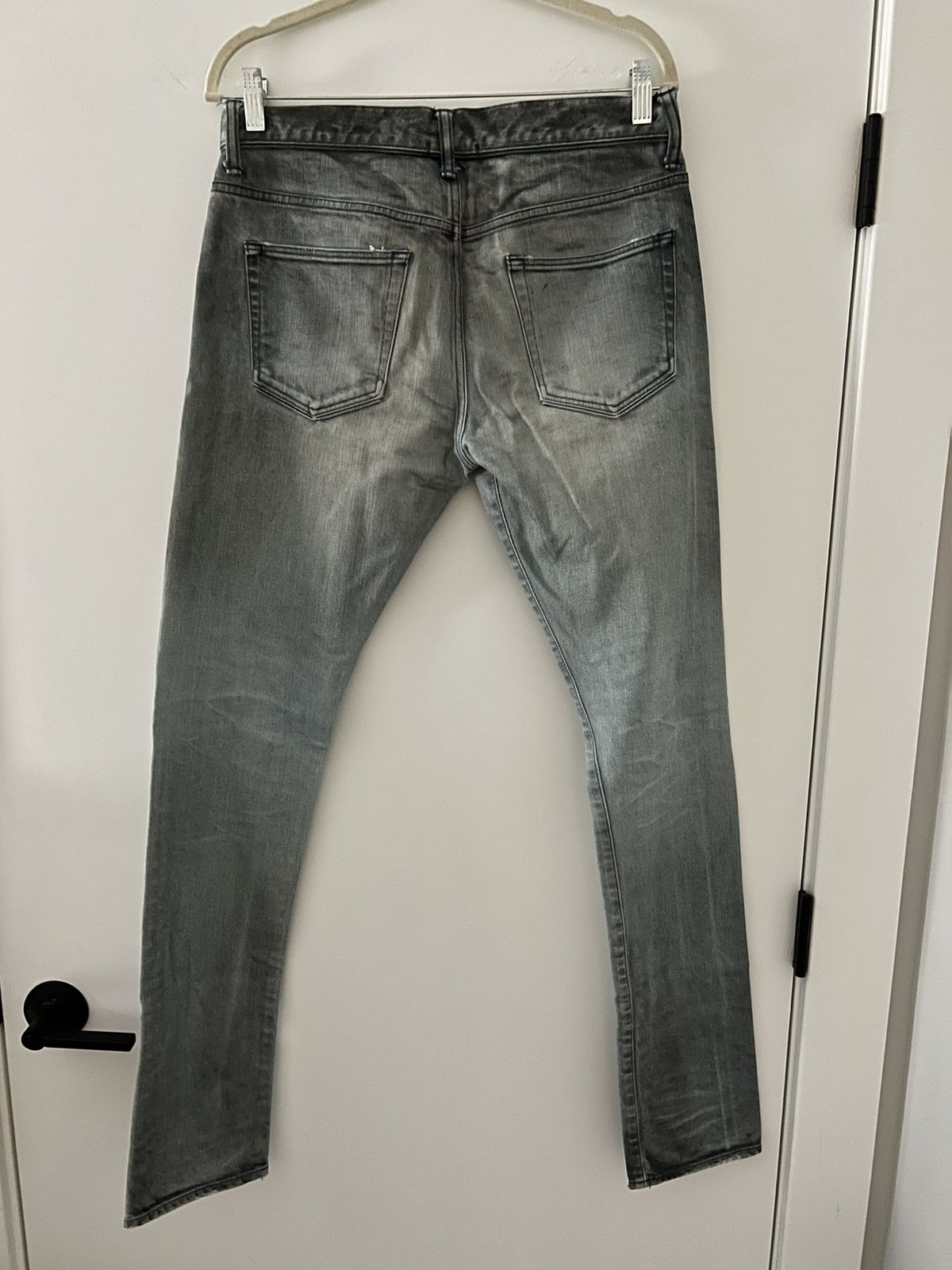 John Elliott Cast 2 Faded Distressed Denim Size US 29 - 6 Thumbnail