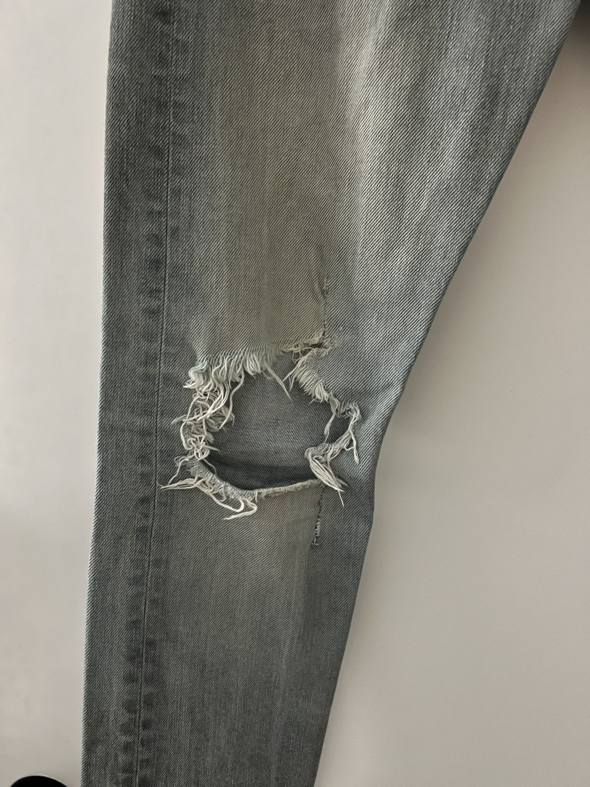 John Elliott Cast 2 Faded Distressed Denim Size US 29 - 3 Thumbnail