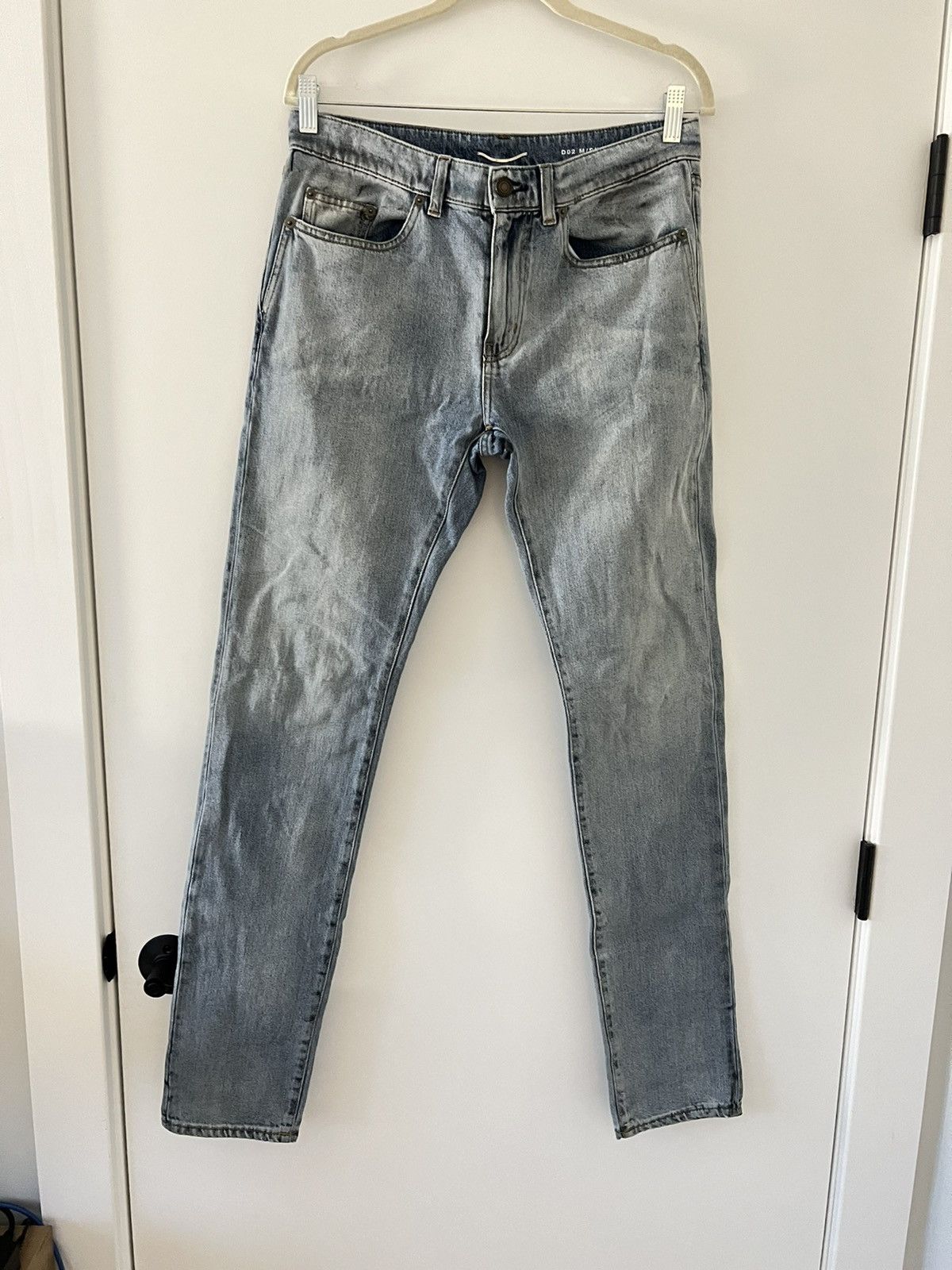 Saint Laurent Paris D02 in Faded Blue Denim | Grailed