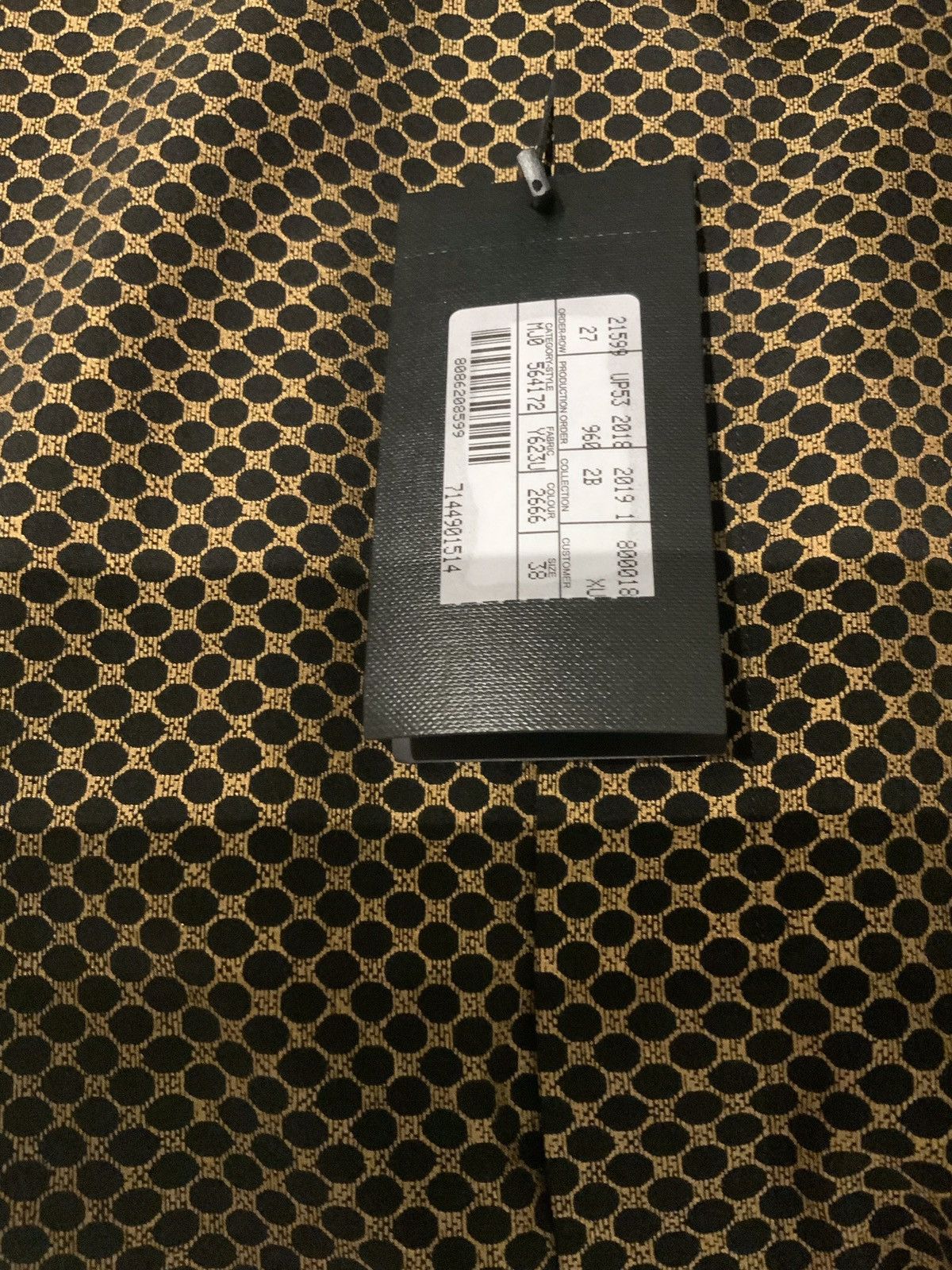 Saint Laurent Paris Silk FW18 Gold and Black Button Up Size US S / EU 44-46 / 1 - 9 Thumbnail