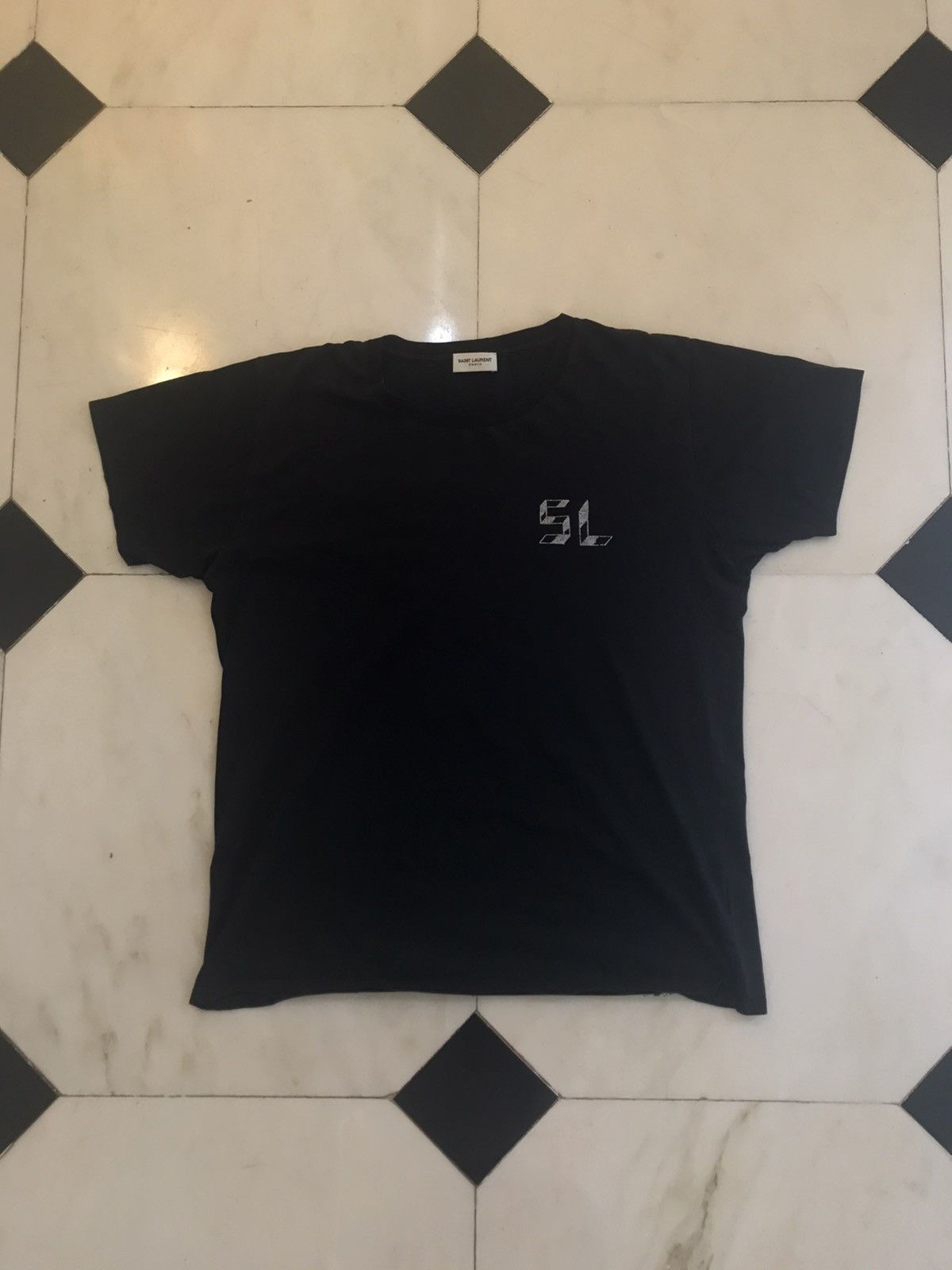 Saint Laurent Paris FW13 SL Car Print Tee Size US XS / EU 42 / 0 - 1 Thumbnail