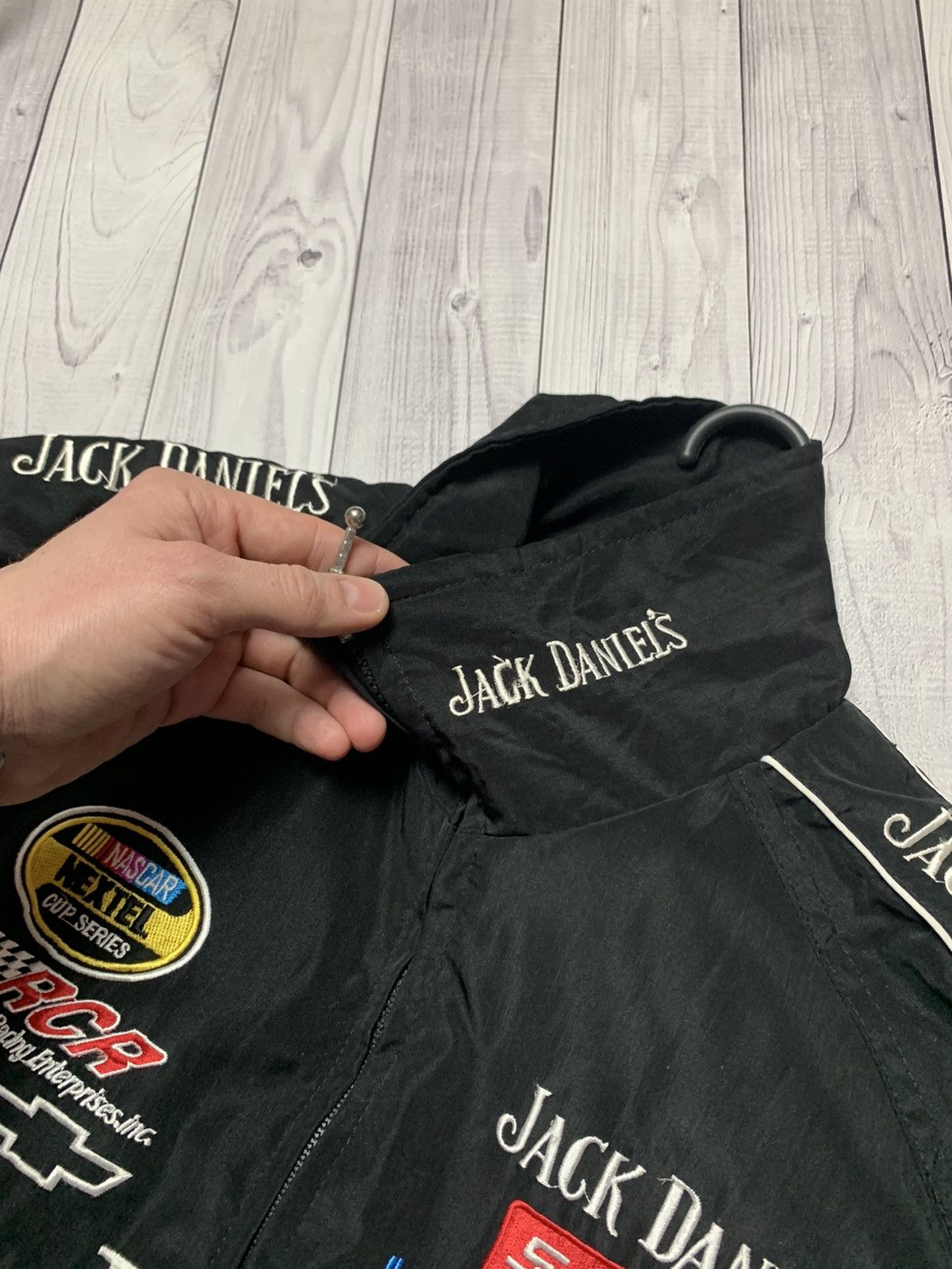 Vintage Vintage Racing jacket Jack Daniels multi logo Chevrolet Size US S / EU 44-46 / 1 - 3 Thumbnail