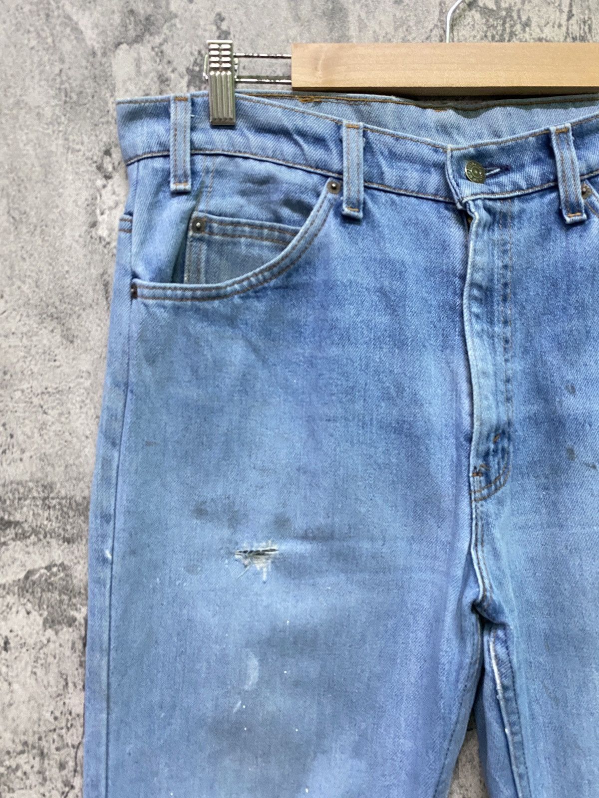 Levi's × Vintage Vintage 90s LEVIS Orange Tab Distressed Jean - L71 Size US 33 - 4 Thumbnail