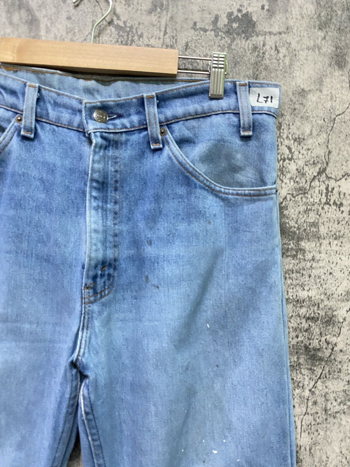 Levi's × Vintage Vintage 90s LEVIS Orange Tab Distressed Jean - L71 Size US 33 - 5 Thumbnail
