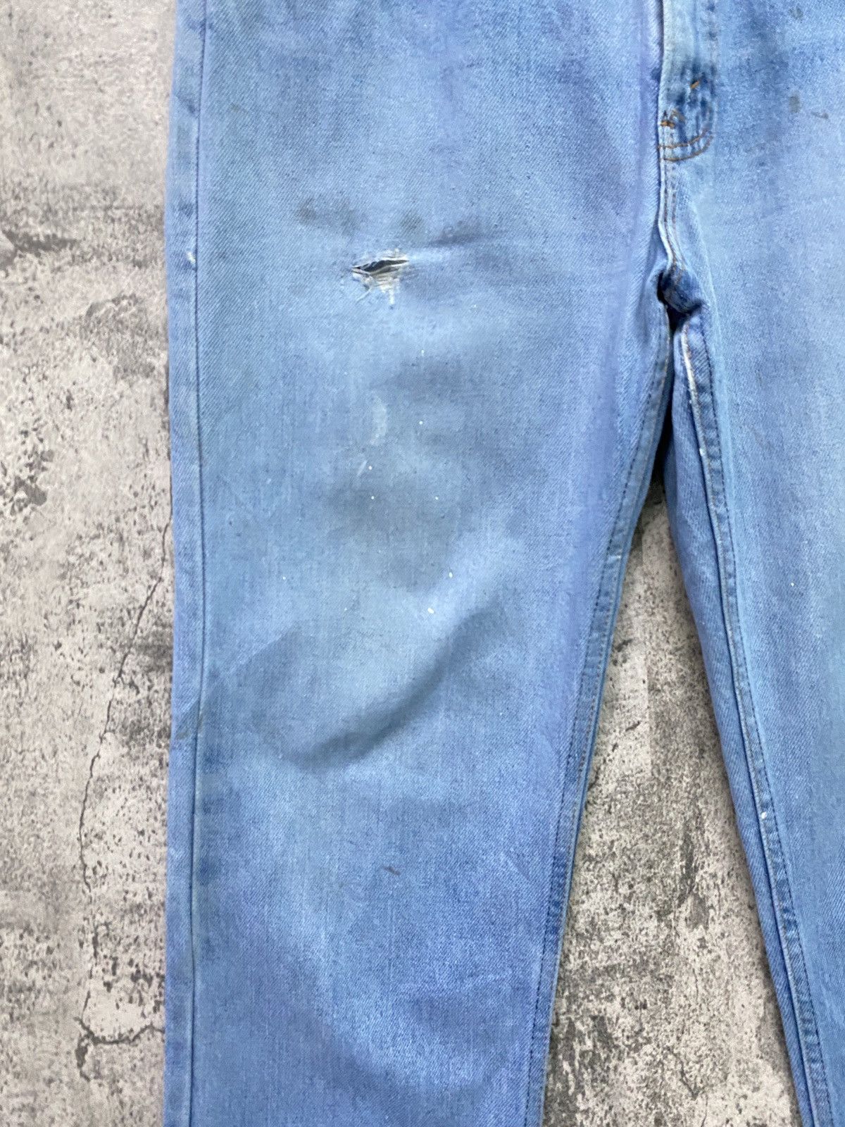 Levi's × Vintage Vintage 90s LEVIS Orange Tab Distressed Jean - L71 Size US 33 - 8 Thumbnail