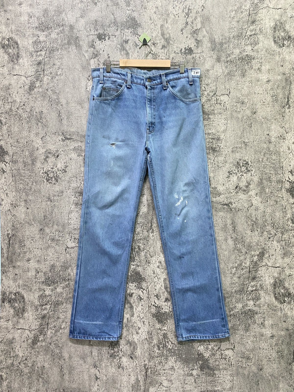 Levi's × Vintage Vintage 90s LEVIS Orange Tab Distressed Jean - L71 Size US 33 - 2 Thumbnail