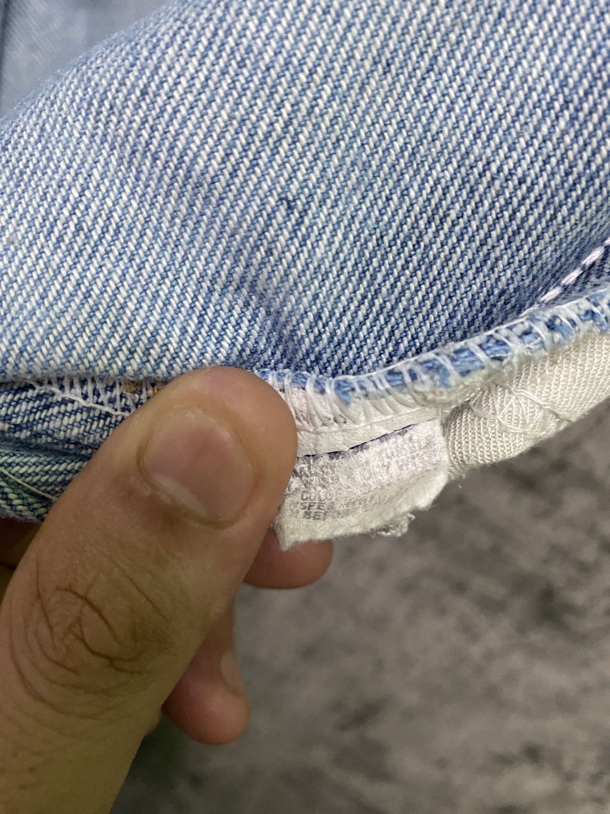 Levi's × Vintage Vintage 90s LEVIS Orange Tab Distressed Jean - L71 Size US 33 - 20 Thumbnail