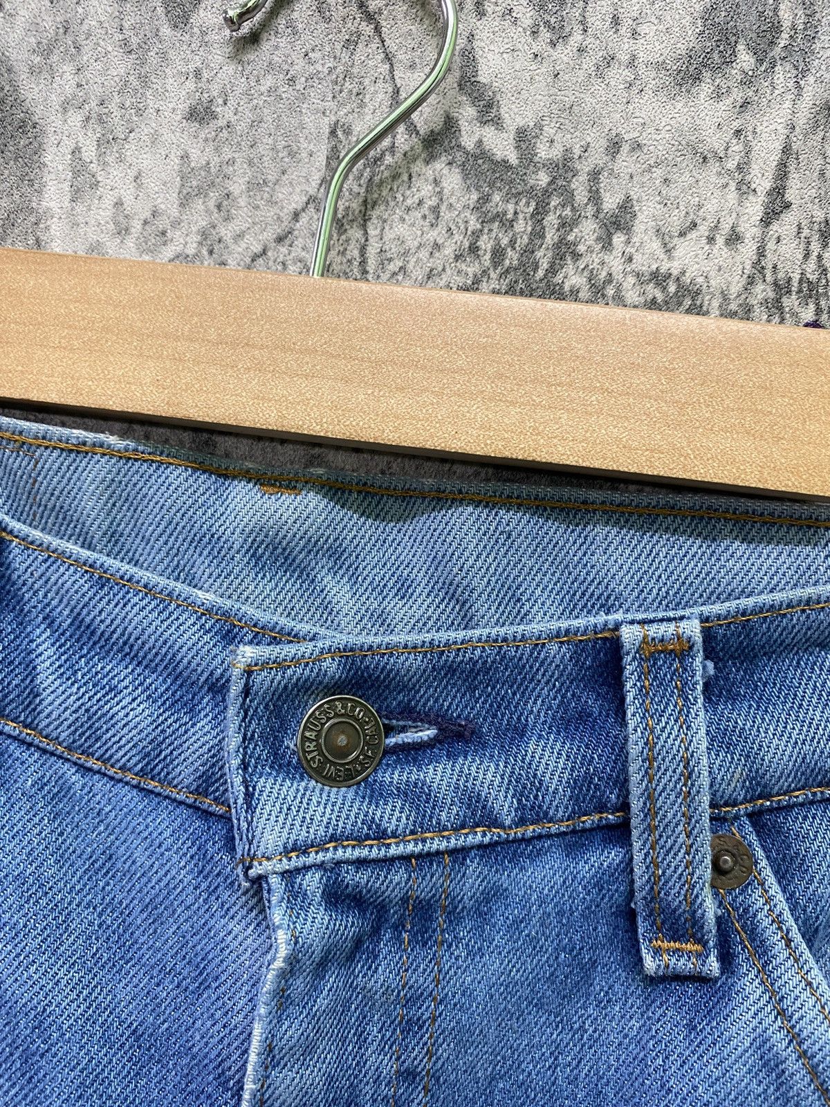Levi's × Vintage Vintage 90s LEVIS Orange Tab Distressed Jean - L71 Size US 33 - 11 Thumbnail