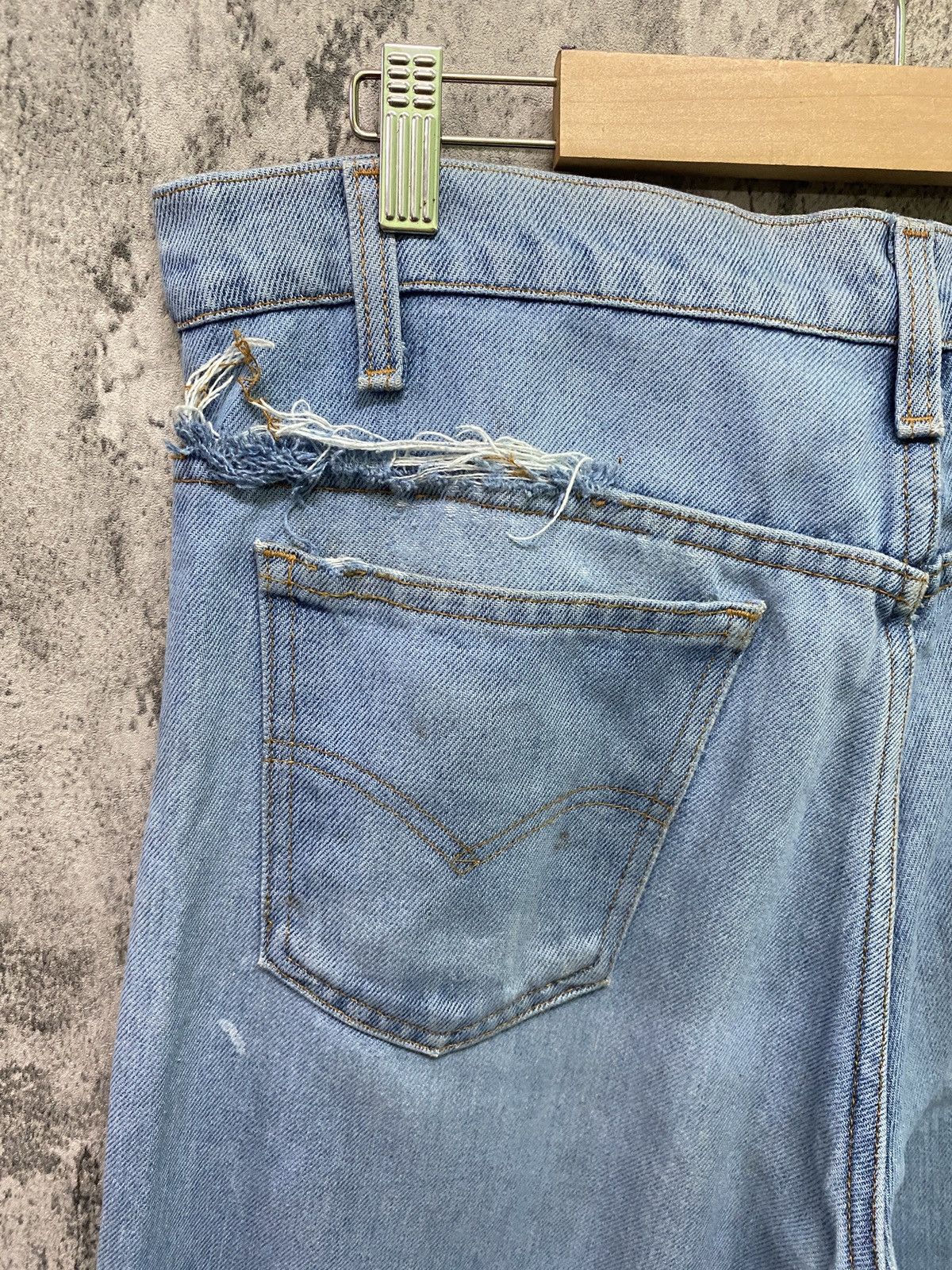 Levi's × Vintage Vintage 90s LEVIS Orange Tab Distressed Jean - L71 Size US 33 - 15 Thumbnail