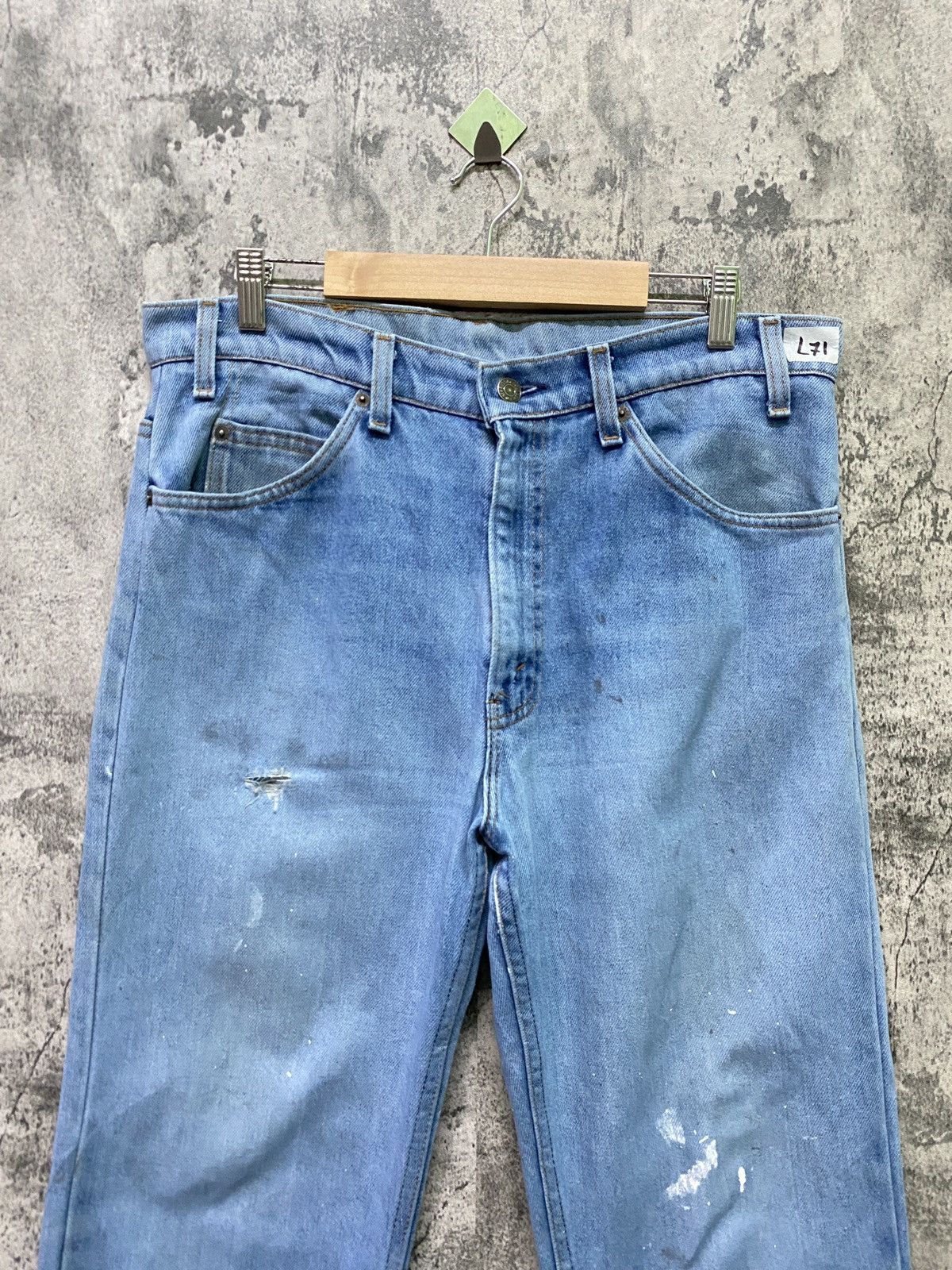 Levi's × Vintage Vintage 90s LEVIS Orange Tab Distressed Jean - L71 Size US 33 - 3 Thumbnail