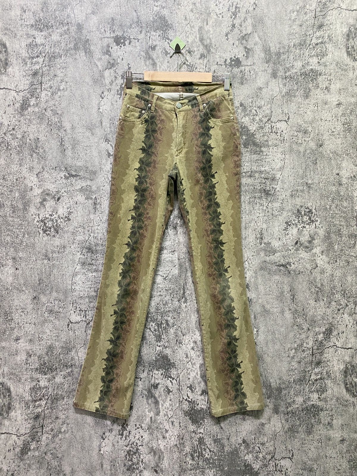 image of Art Comes First Cimarron Floral Full Print Design Stretch Pants in Brown, Men's (Size 26)