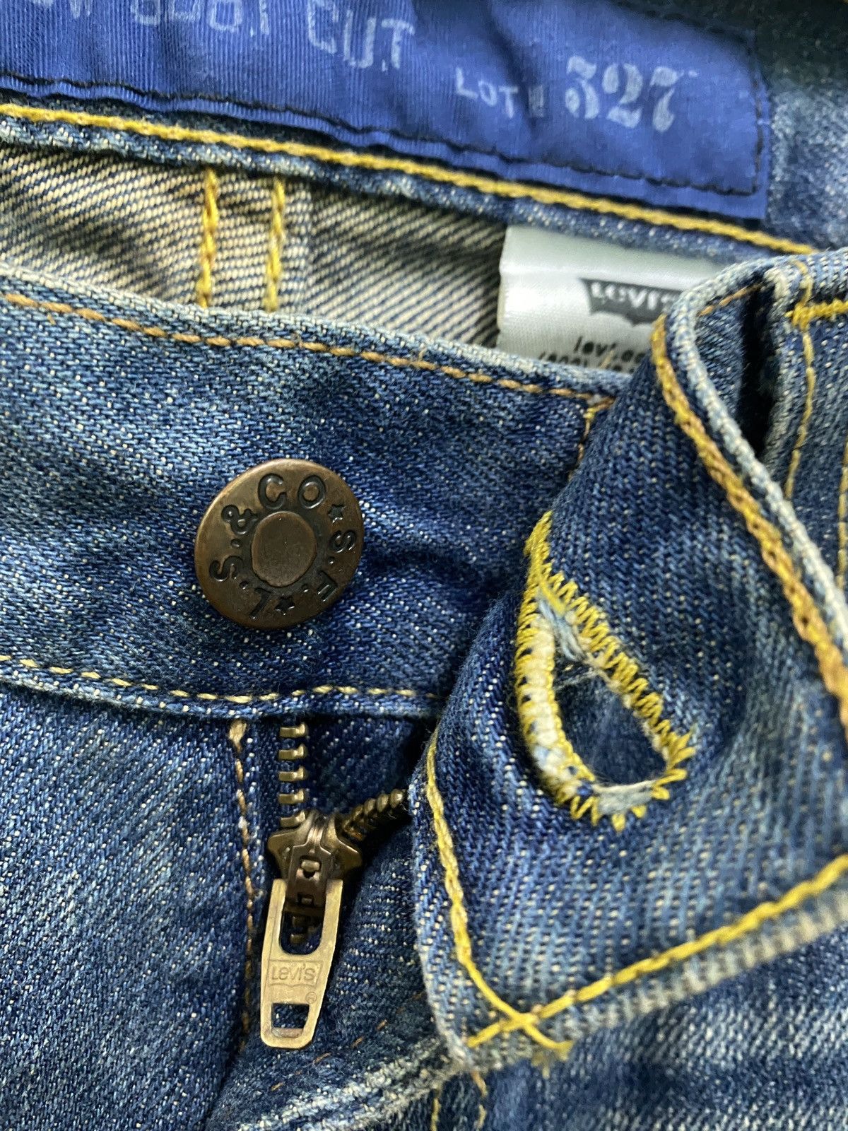 Levi's × Levi's Vintage Clothing × Vintage Vintage Levi's 527 Distressed Denim Bootcut Flared Jeans Size US 31 - 24 Thumbnail