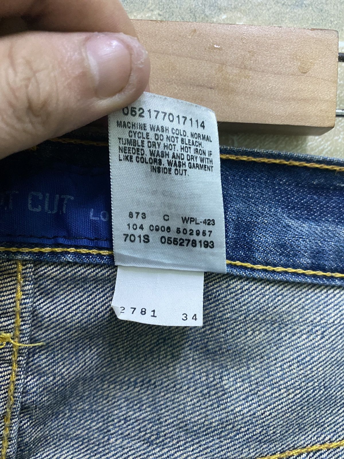 Levi's × Levi's Vintage Clothing × Vintage Vintage Levi's 527 Distressed Denim Bootcut Flared Jeans Size US 31 - 23 Thumbnail