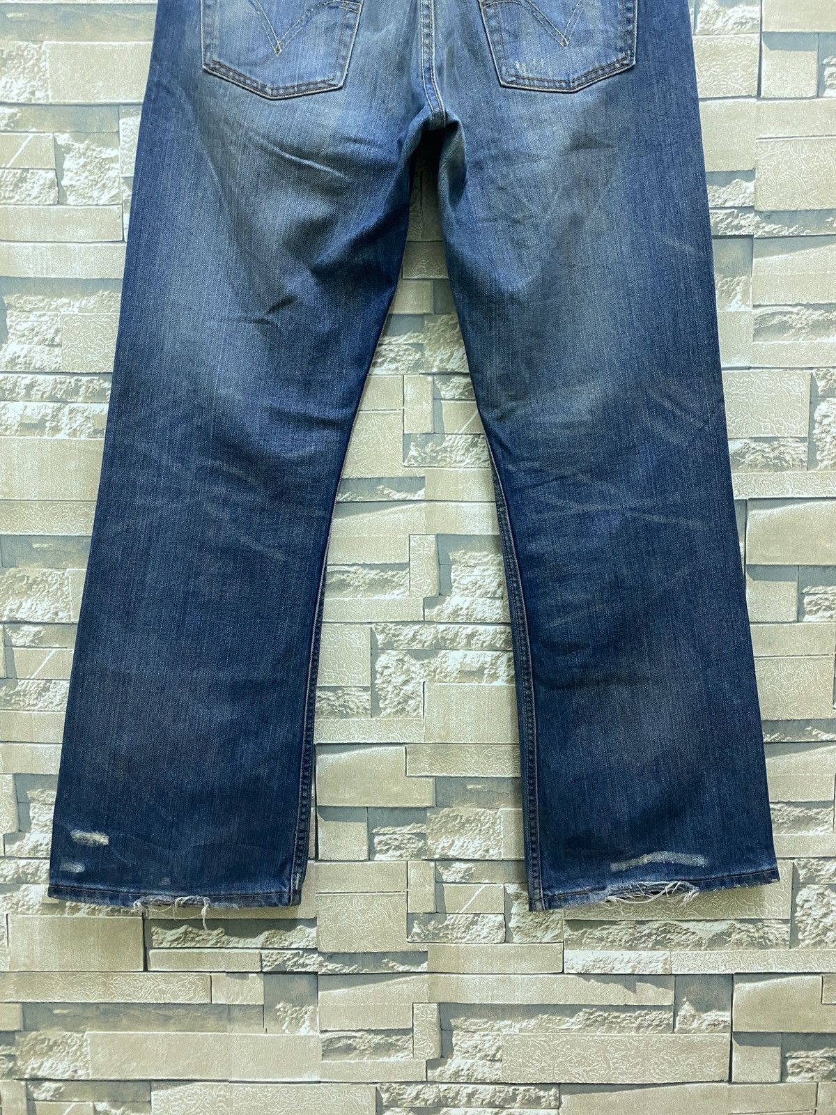 Levi's × Levi's Vintage Clothing × Vintage Vintage Levi's 527 Distressed Denim Bootcut Flared Jeans Size US 31 - 17 Thumbnail
