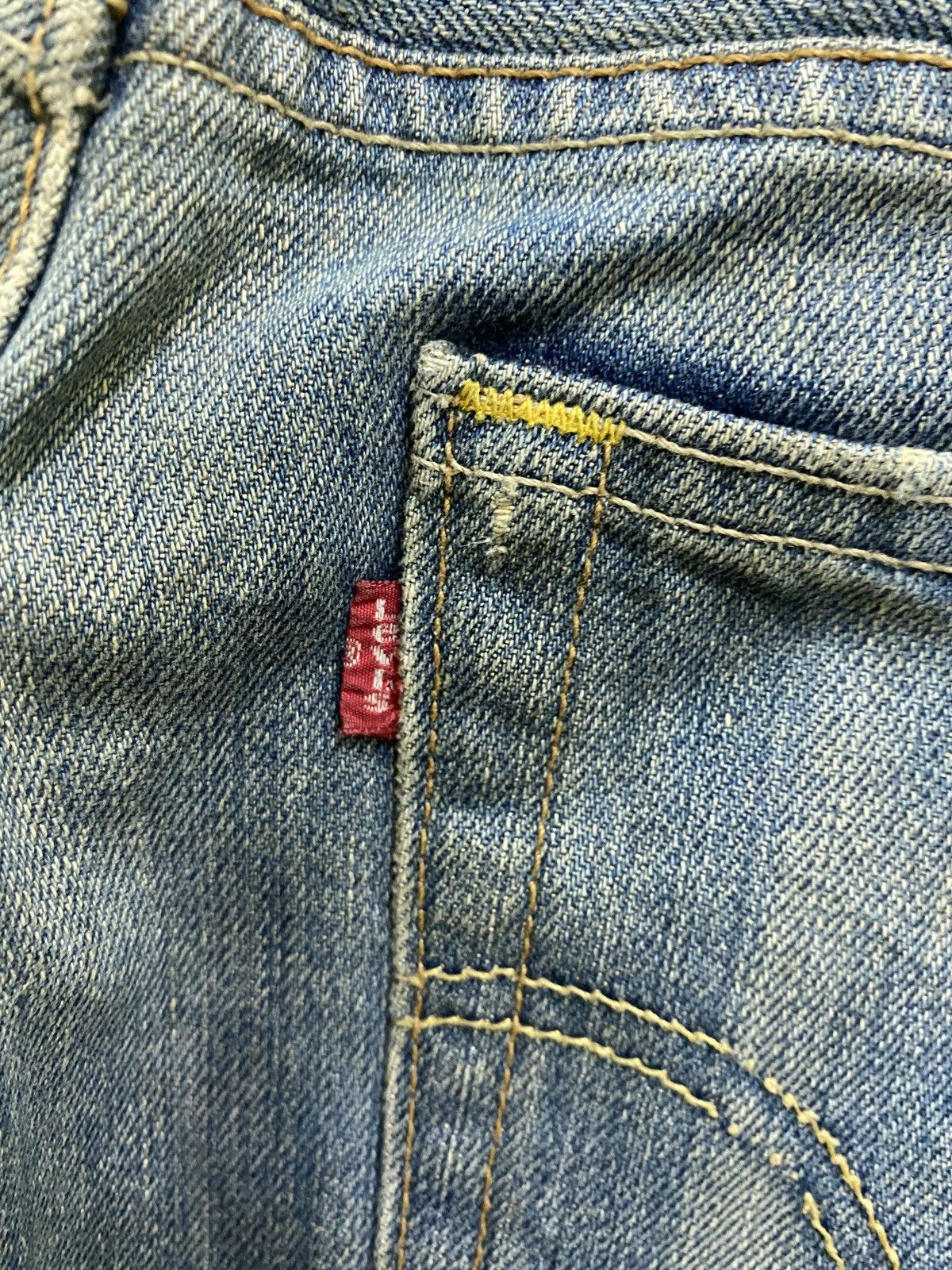 Levi's × Levi's Vintage Clothing × Vintage Vintage Levi's 527 Distressed Denim Bootcut Flared Jeans Size US 31 - 21 Thumbnail