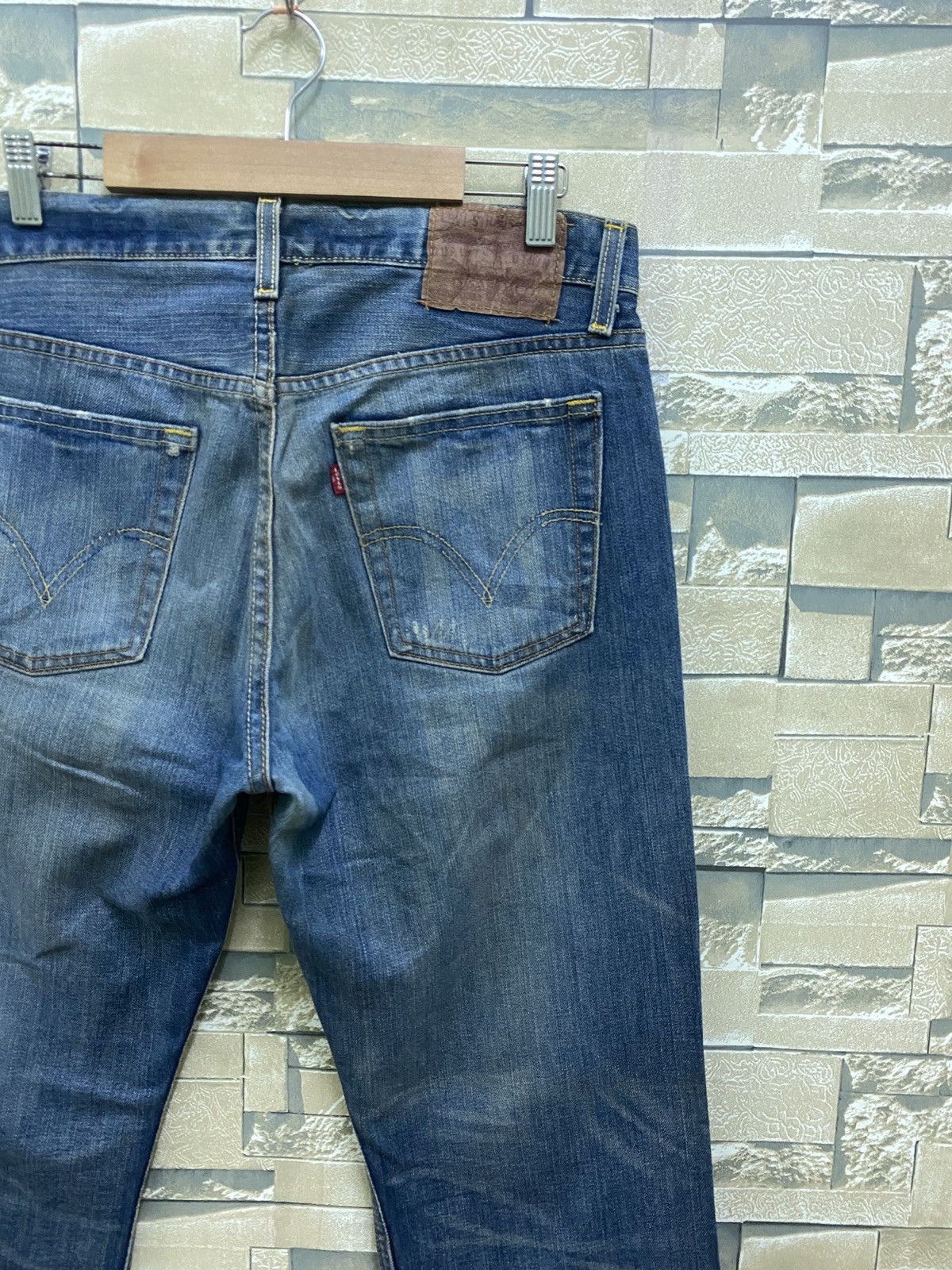 Levi's × Levi's Vintage Clothing × Vintage Vintage Levi's 527 Distressed Denim Bootcut Flared Jeans Size US 31 - 14 Thumbnail
