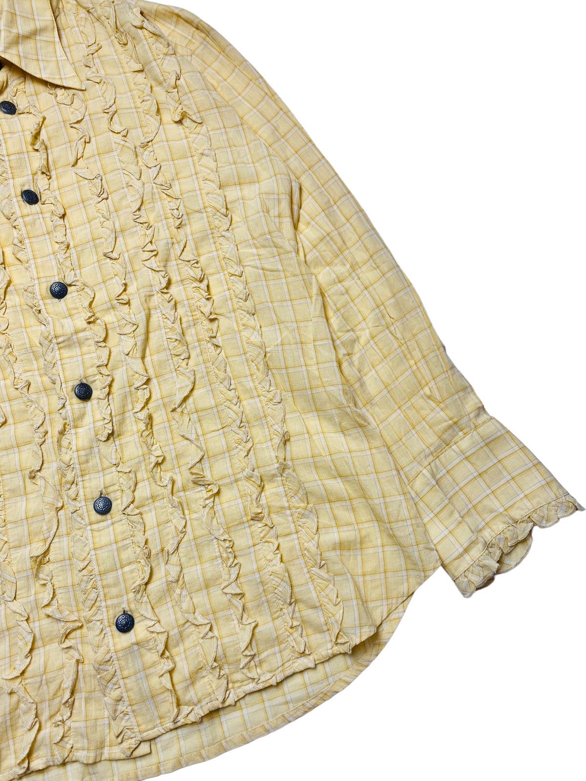 Dolce & Gabbana 2000s Dolce & Gabbana - Mens Ruffle Button Shirt Size US M / EU 48-50 / 2 - 3 Thumbnail