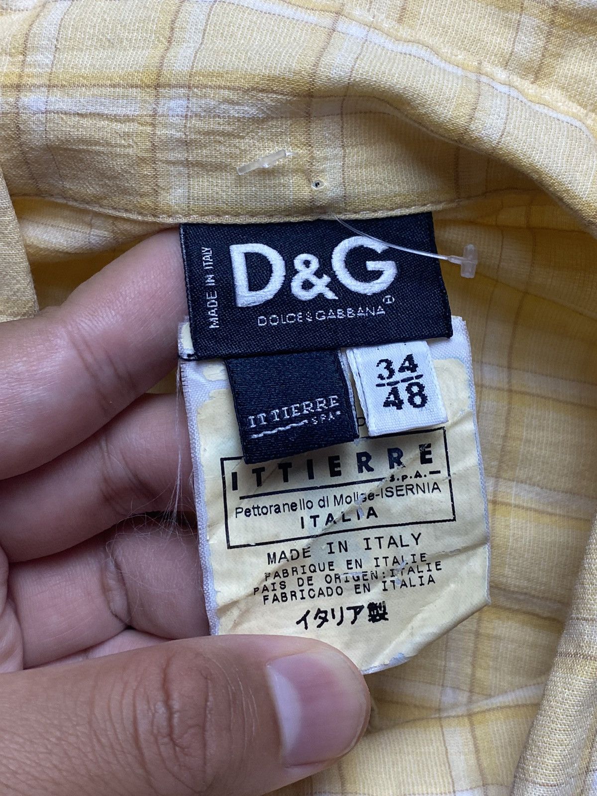 Dolce & Gabbana 2000s Dolce & Gabbana - Mens Ruffle Button Shirt Size US M / EU 48-50 / 2 - 4 Thumbnail