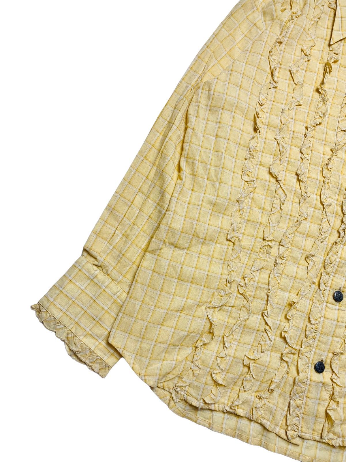 Dolce & Gabbana 2000s Dolce & Gabbana - Mens Ruffle Button Shirt Size US M / EU 48-50 / 2 - 2 Thumbnail