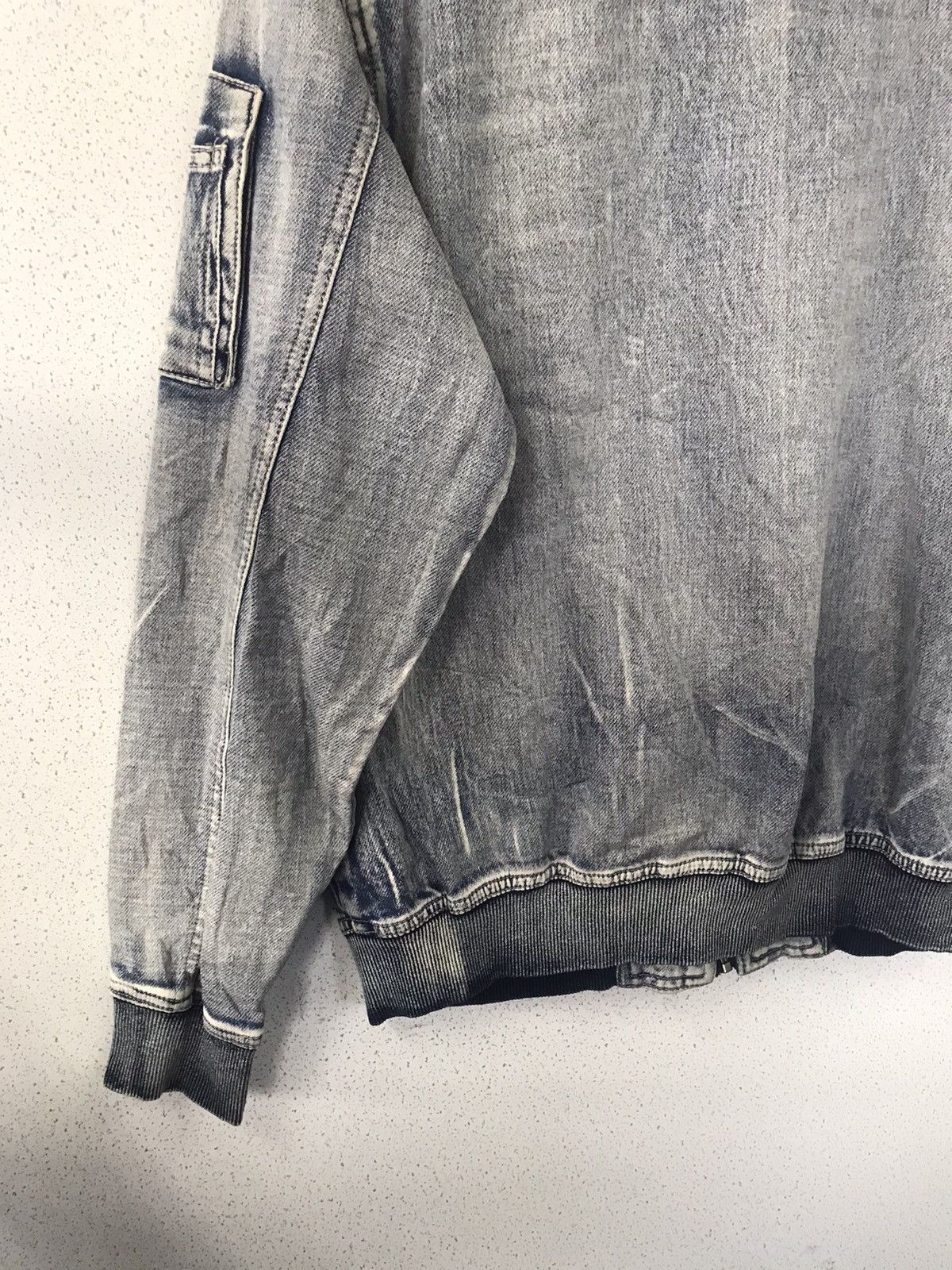 Japanese Brand Full Glow Acid Washed Blue Jacket Size US M / EU 48-50 / 2 - 15 Thumbnail