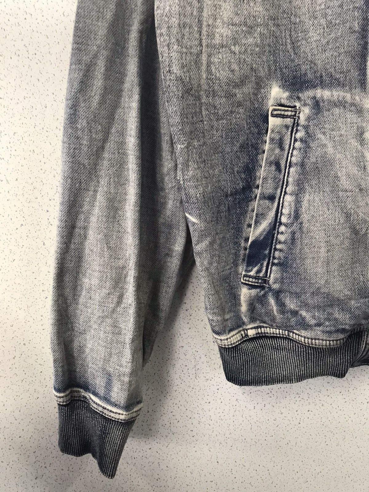 Japanese Brand Full Glow Acid Washed Blue Jacket Size US M / EU 48-50 / 2 - 11 Thumbnail