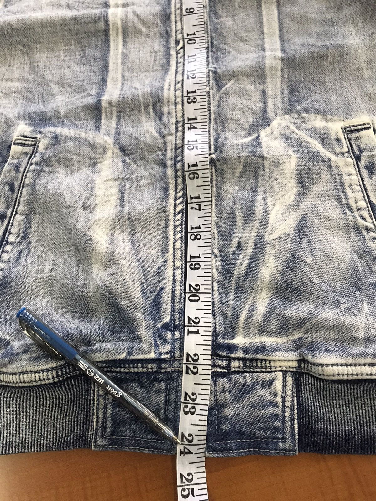 Japanese Brand Full Glow Acid Washed Blue Jacket Size US M / EU 48-50 / 2 - 17 Thumbnail