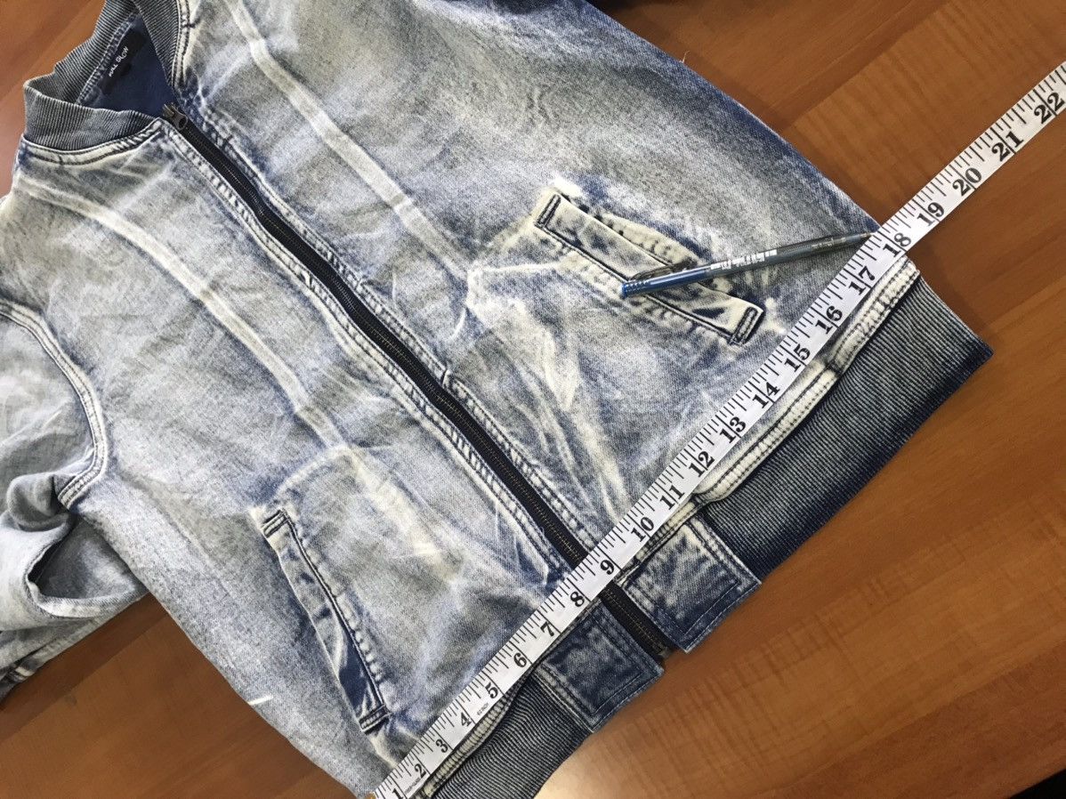 Japanese Brand Full Glow Acid Washed Blue Jacket Size US M / EU 48-50 / 2 - 20 Thumbnail