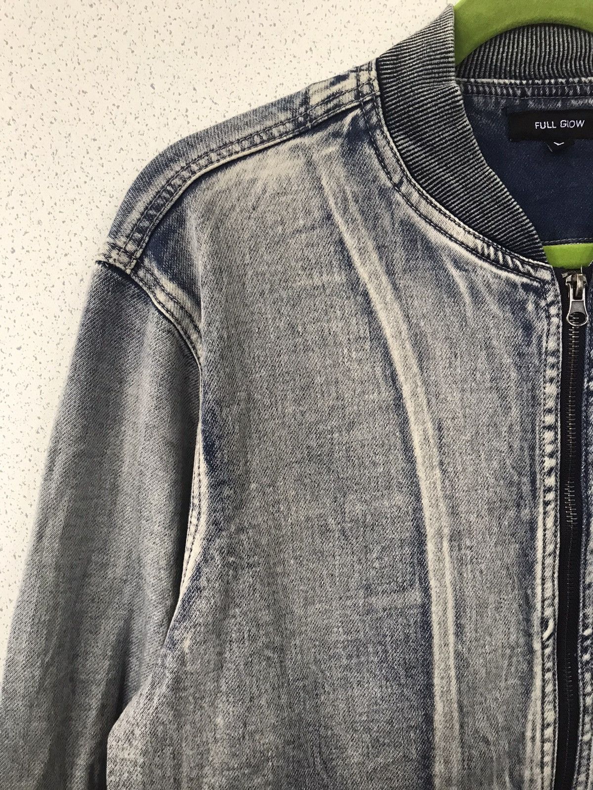 Japanese Brand Full Glow Acid Washed Blue Jacket Size US M / EU 48-50 / 2 - 12 Thumbnail