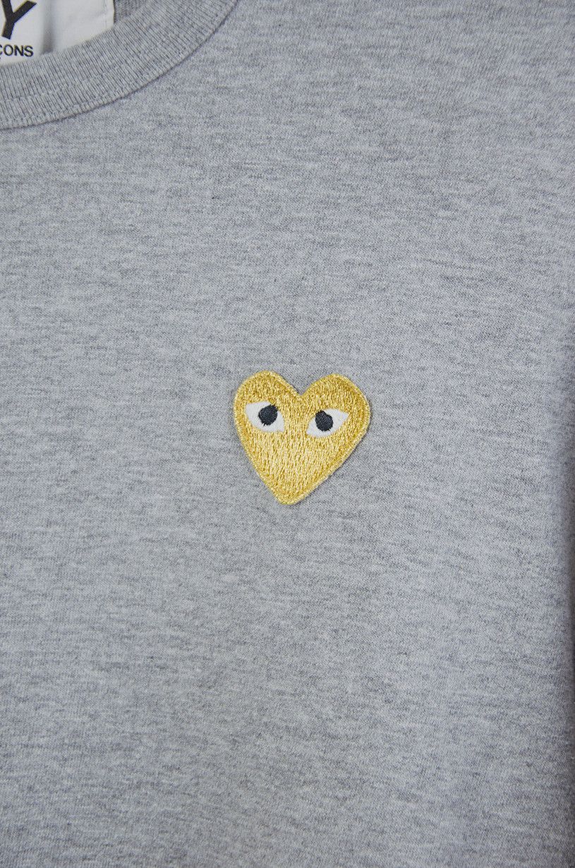 Comme des Garcons PLAY COMME DES GARCONS PLAY Yellow Heart Tee Size US S / EU 44-46 / 1 - 4 Thumbnail