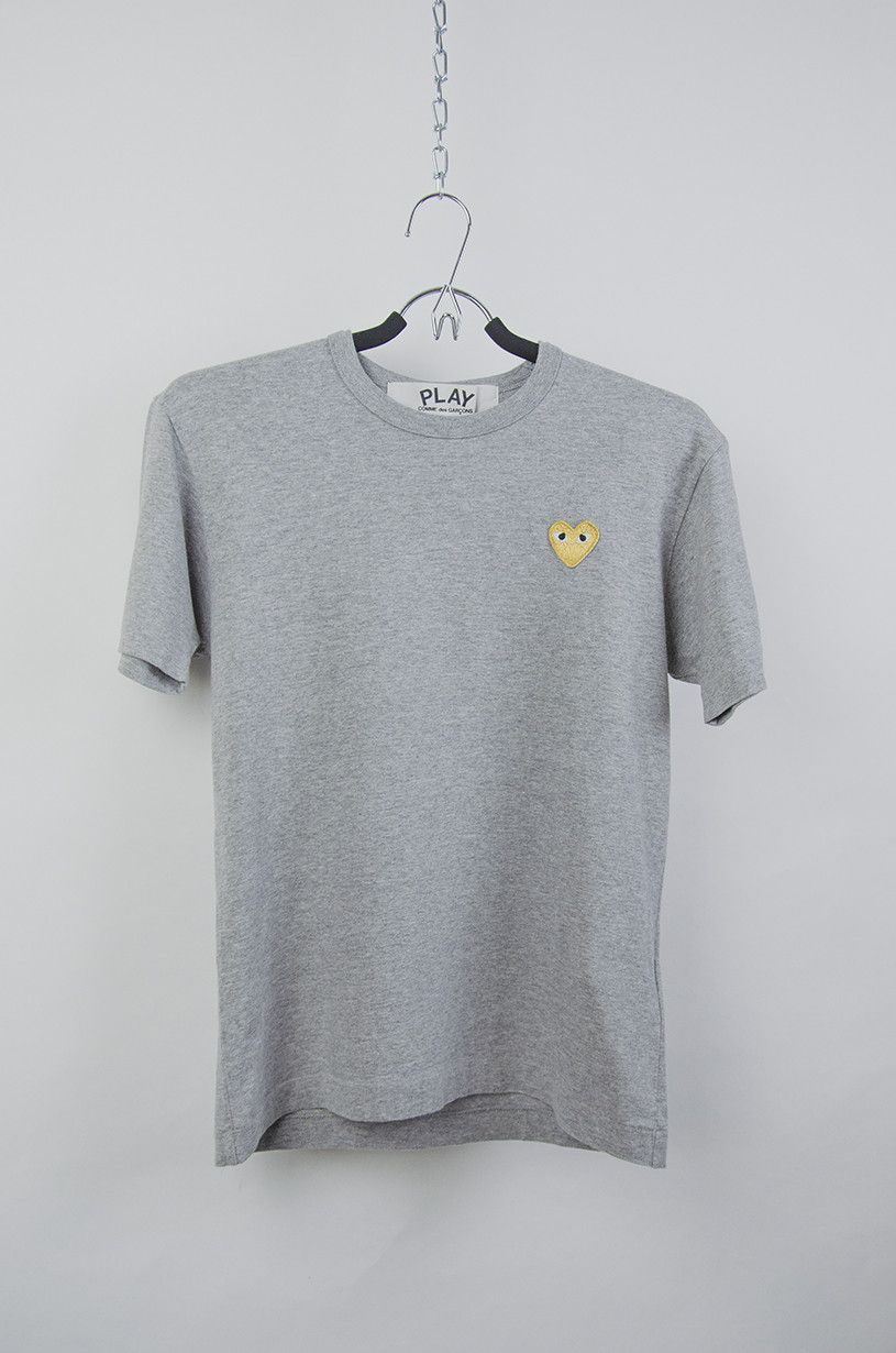 Comme des Garcons PLAY COMME DES GARCONS PLAY Yellow Heart Tee Size US S / EU 44-46 / 1 - 1 Thumbnail