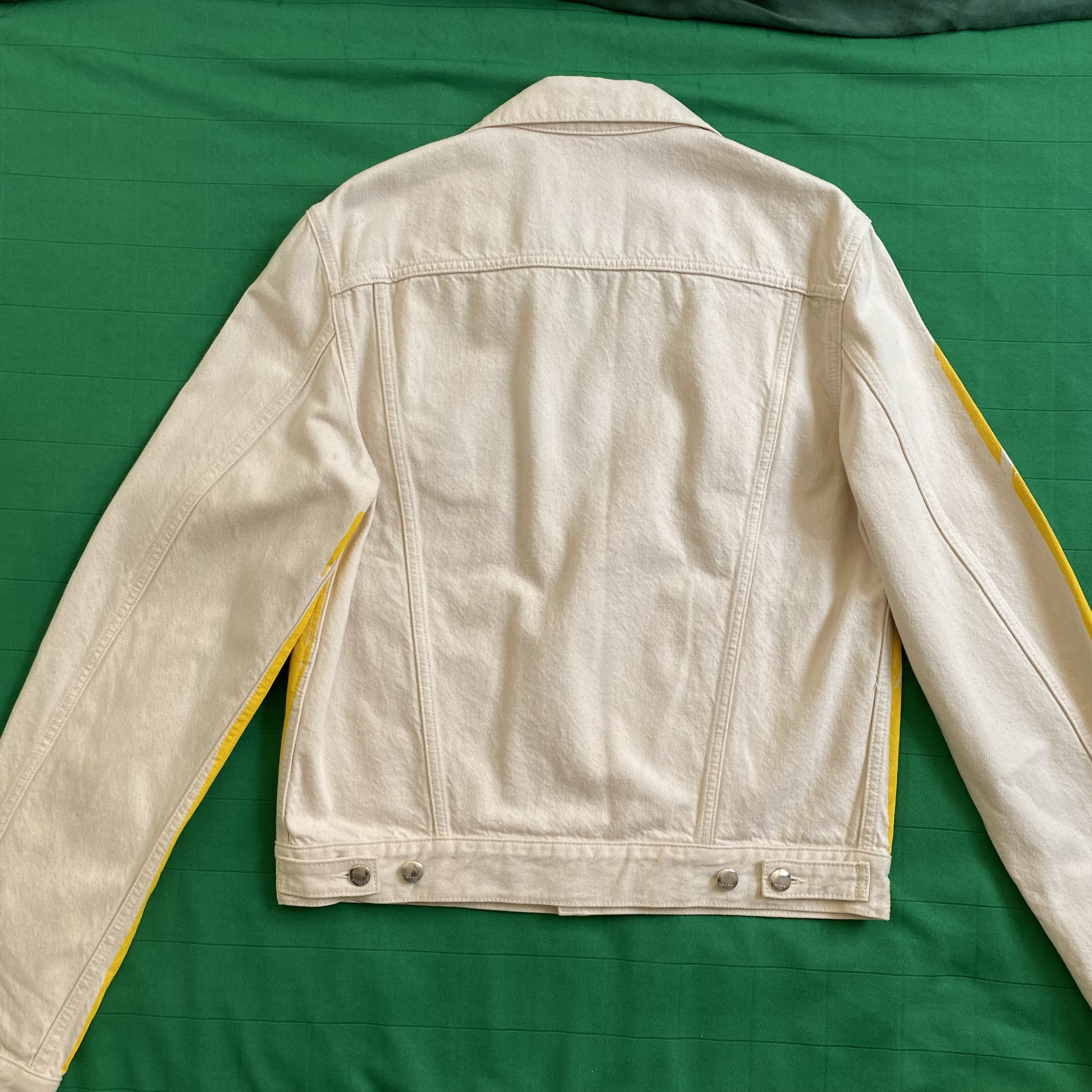 Marni Marni SS21 Paint-Effect Denim Jacket Size 48 Size US M / EU 48-50 / 2 - 9 Thumbnail